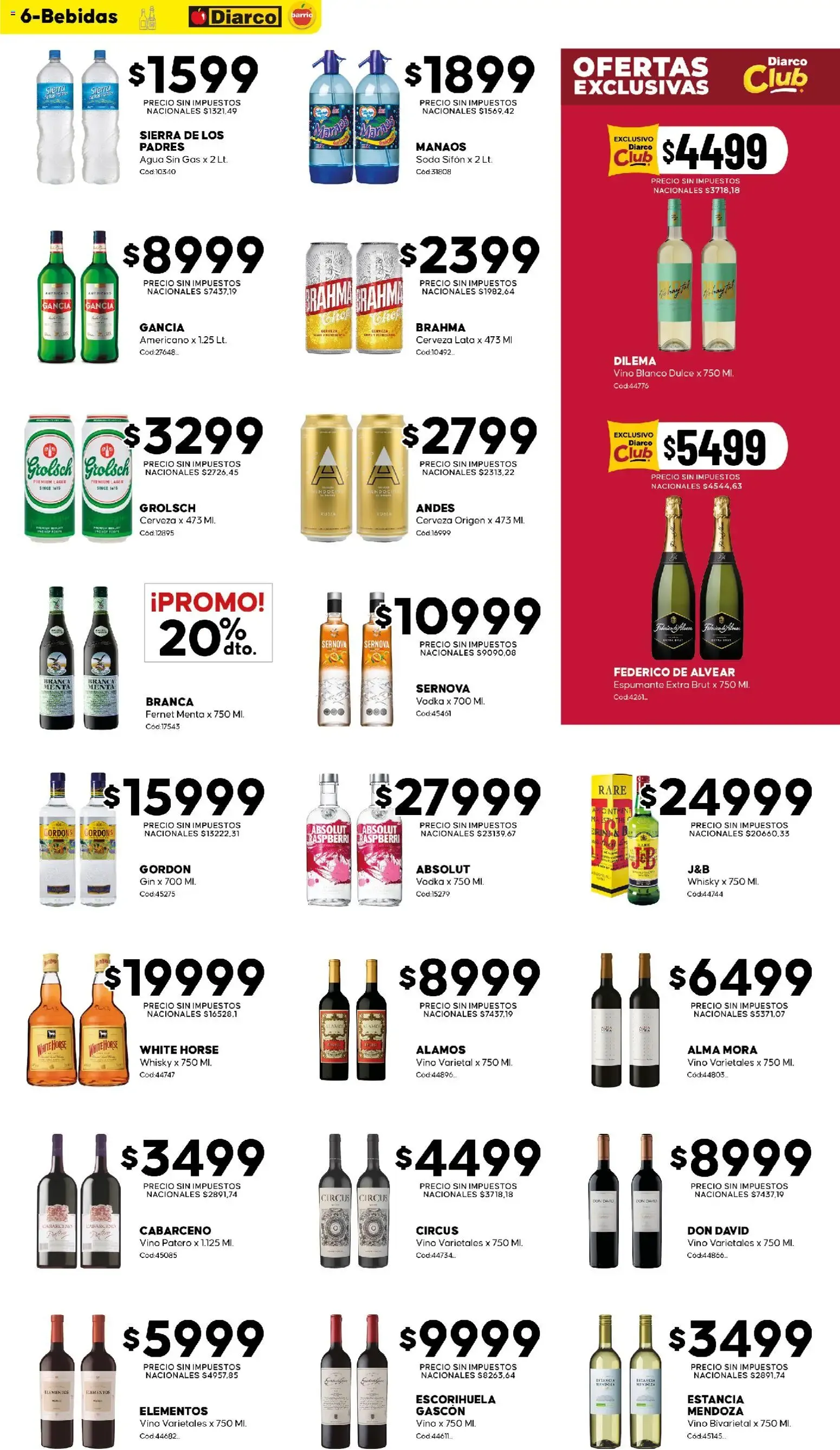Ofertas de Diarco Ofertas del 21/09/2026 - 25/09/2026 21 de septiembre al 25 de septiembre 2026 - Página 6 del catálogo