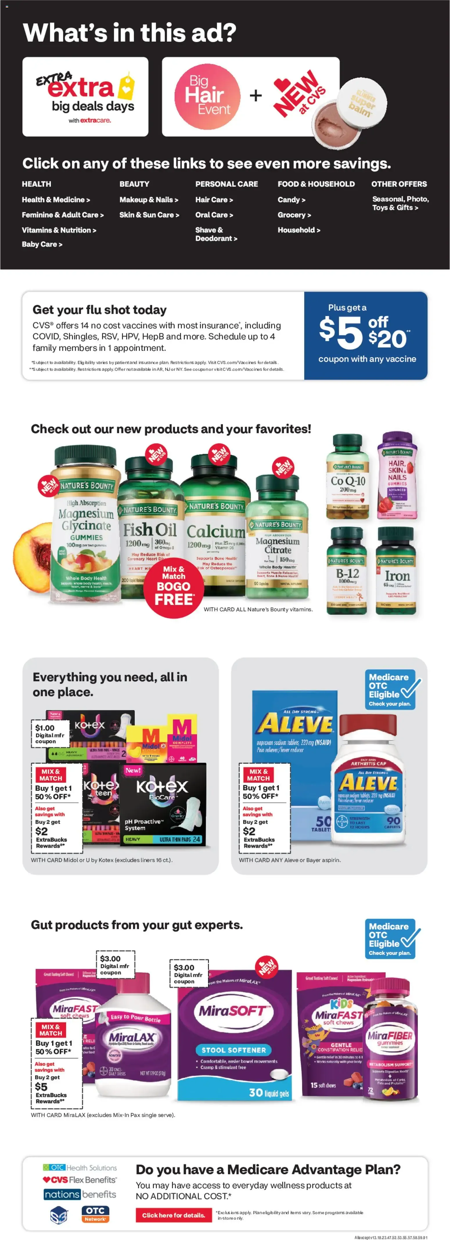 Weekly ad CVS: EXTRA extra big deals days with ExtraCare from September 27 to October 3 2026 - Page 5
