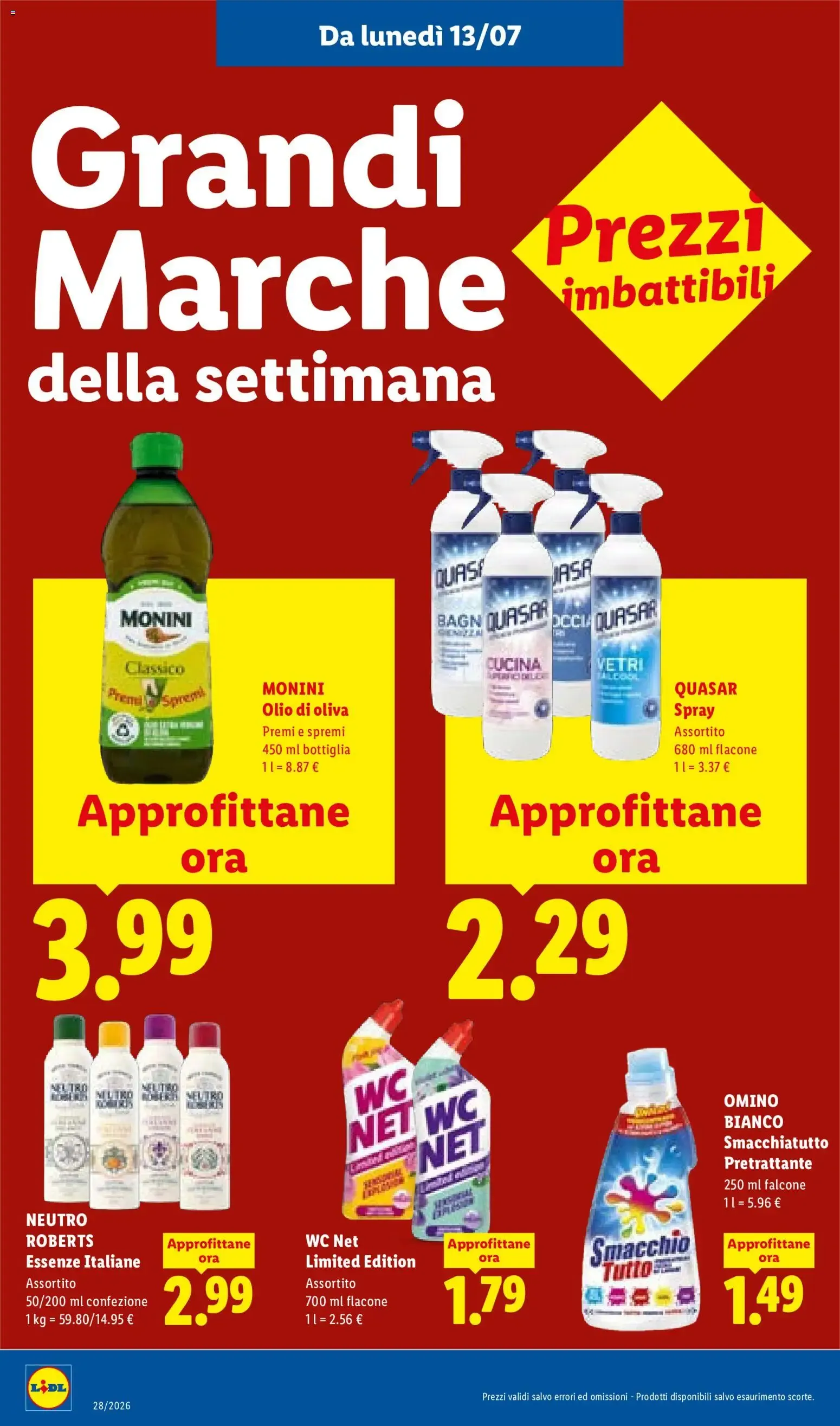 Lidl - L'estate del risparmio da 9 luglio a 15 luglio di 2026 - Pagina del volantino 44