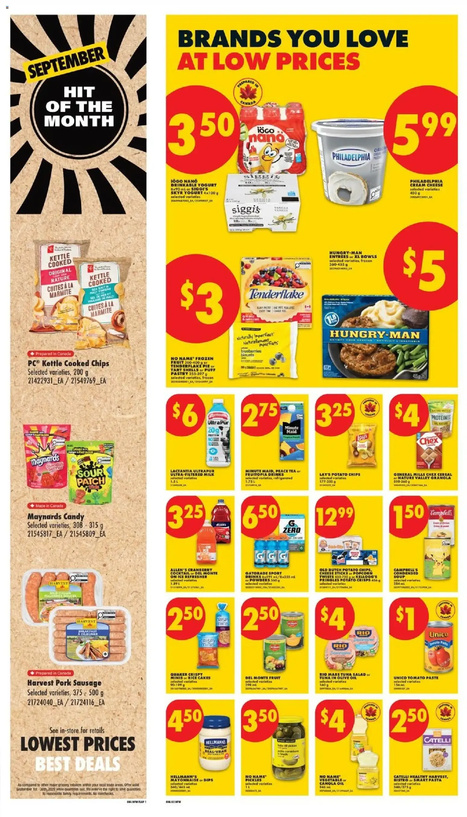 NOFRILLS FLYER PRICES EFFECTIVE THURSDAY, SEPTEMBER 24 TO WEDNESDAY, SEPTEMBER 30, 2026. from September 24 to September 30 2026 - flyer page 7
