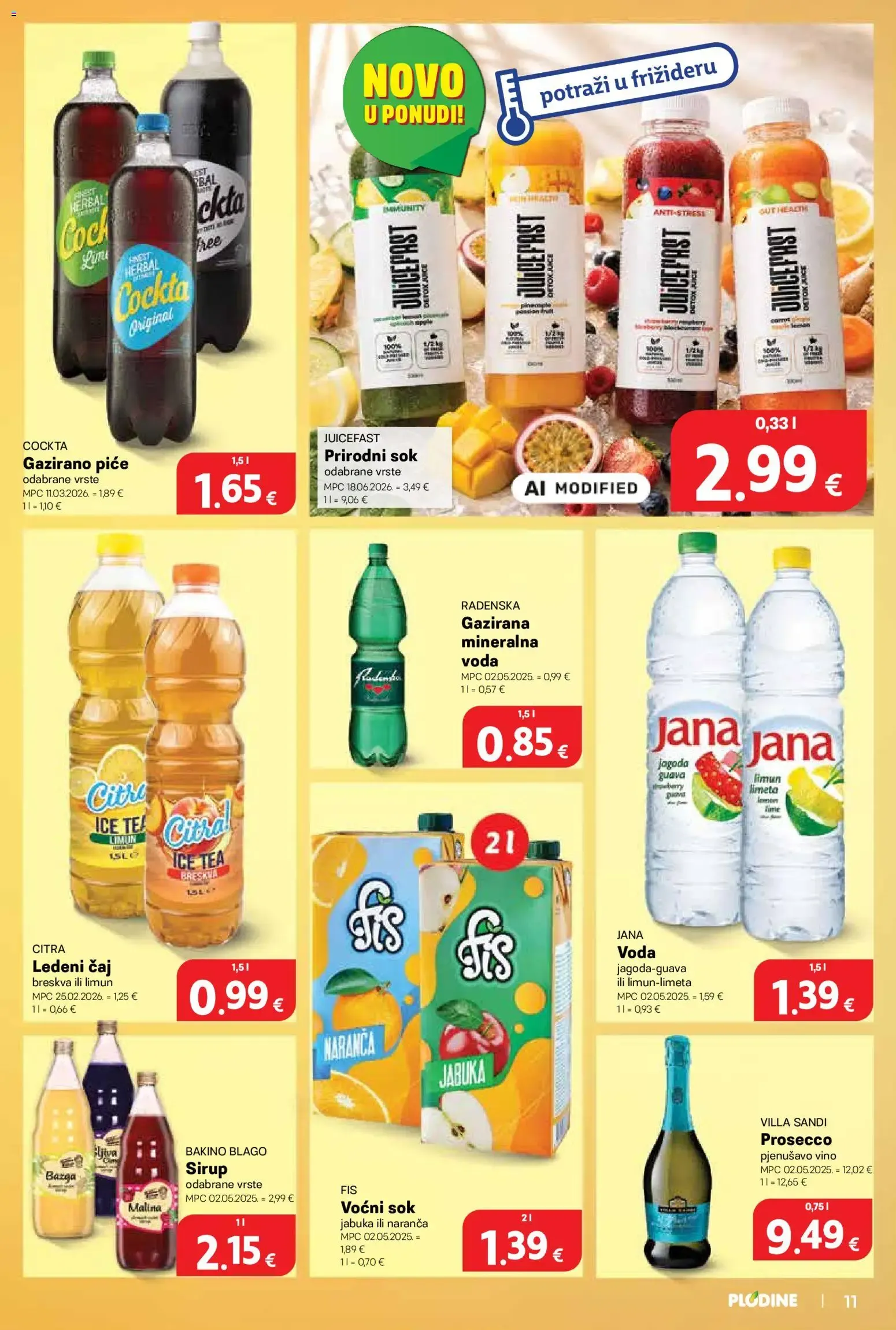 Katalog Plodine Katalog novi od 06.08.2026 na listanje > letak digitalni od 6. kolovoza do 11. kolovoza 2026. - Pregled Stranica 11