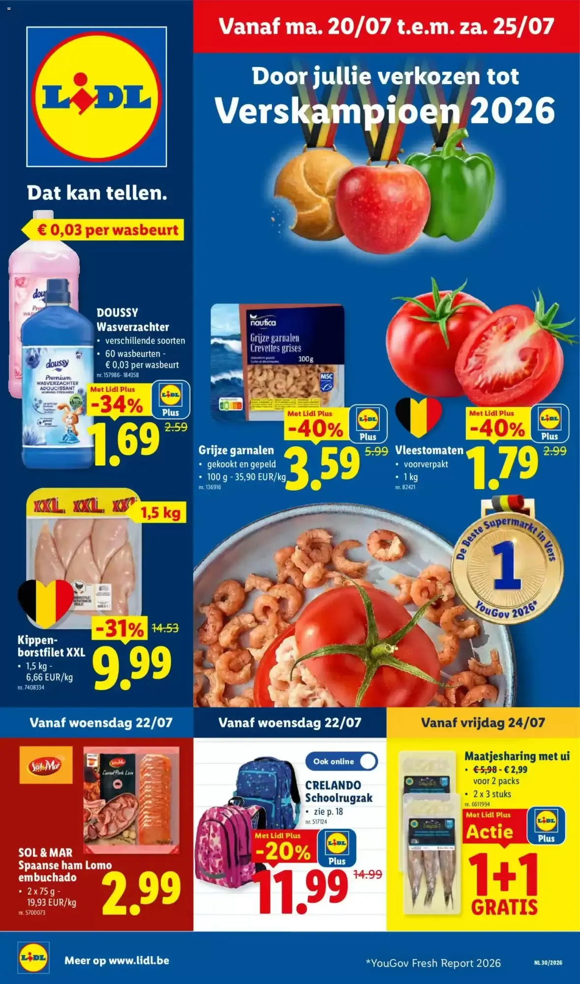 Lidl folder week 30 van 20 juli tot 25 juli 2026 - folder pagina 1