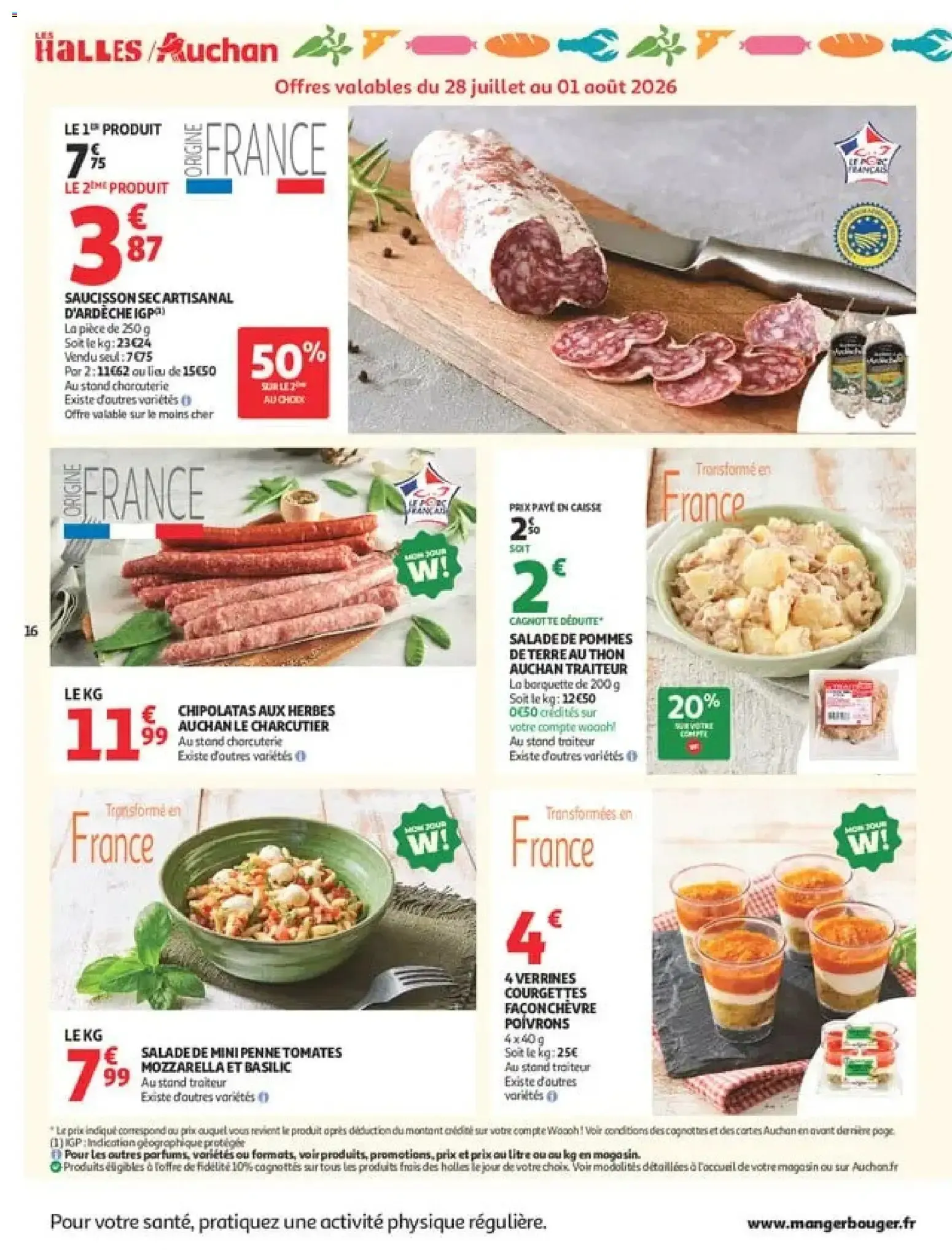 Auchan: Offres du moment du 28 juillet au 9 août 2026 - Catalogue page 16