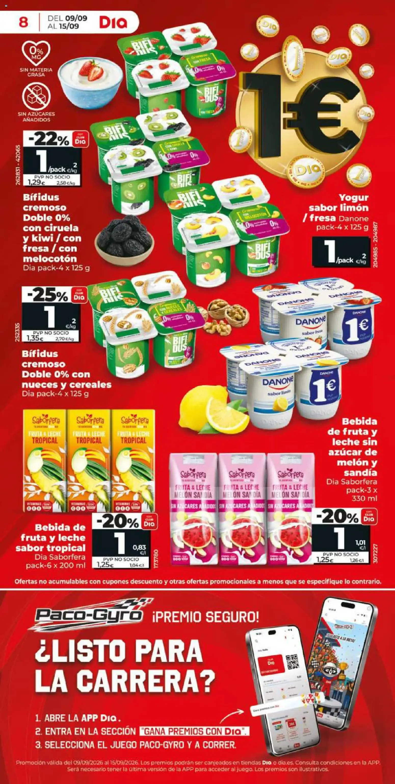 Catálogo de Dia: Más de 100 productos a 1€ 9 de septiembre al 15 de septiembre 2026 - Página 8