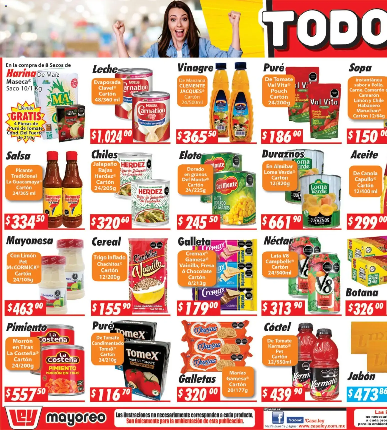 Catálogo de Ofertas de Mayoreo Casa Ley 6 de julio al 12 de julio 2026 - Pagina 1
