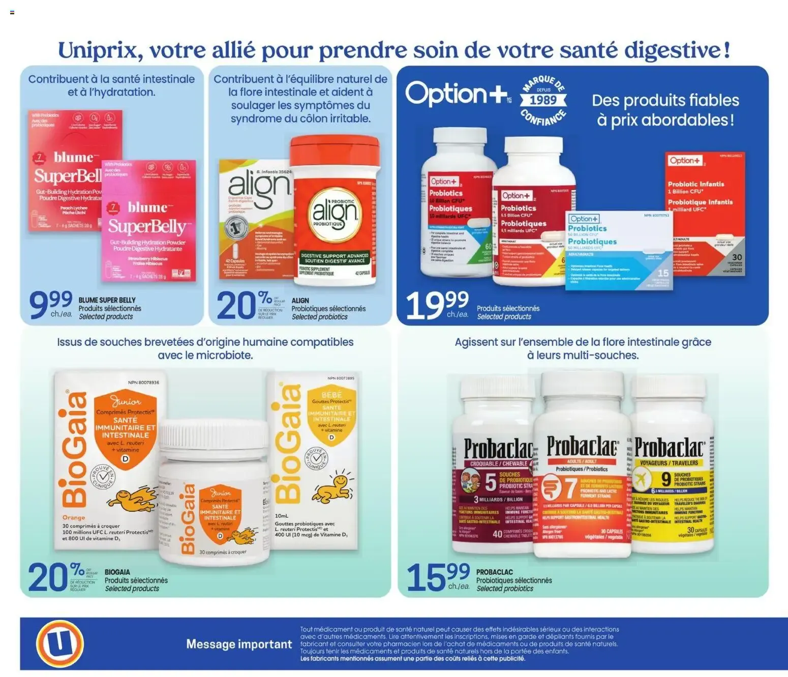 Uniprix - Carnet Santé - Produits Naturels from October 1 to October 7 2026 - flyer page 2
