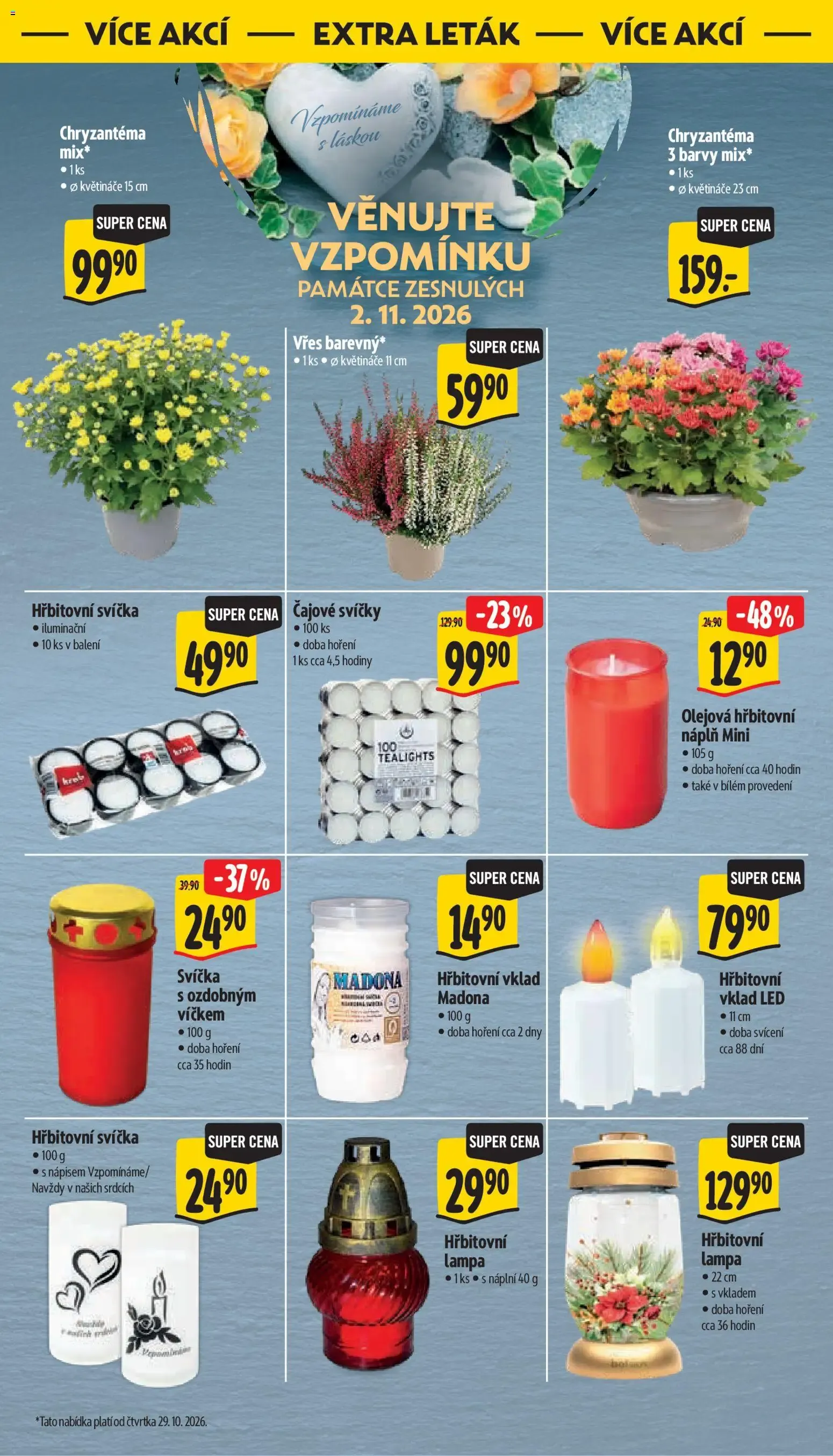 Albert leták - Supermarket Bohnice od 28.10.2026 - Akční leták - 29. října 3. listopadu 2026 - Page 44