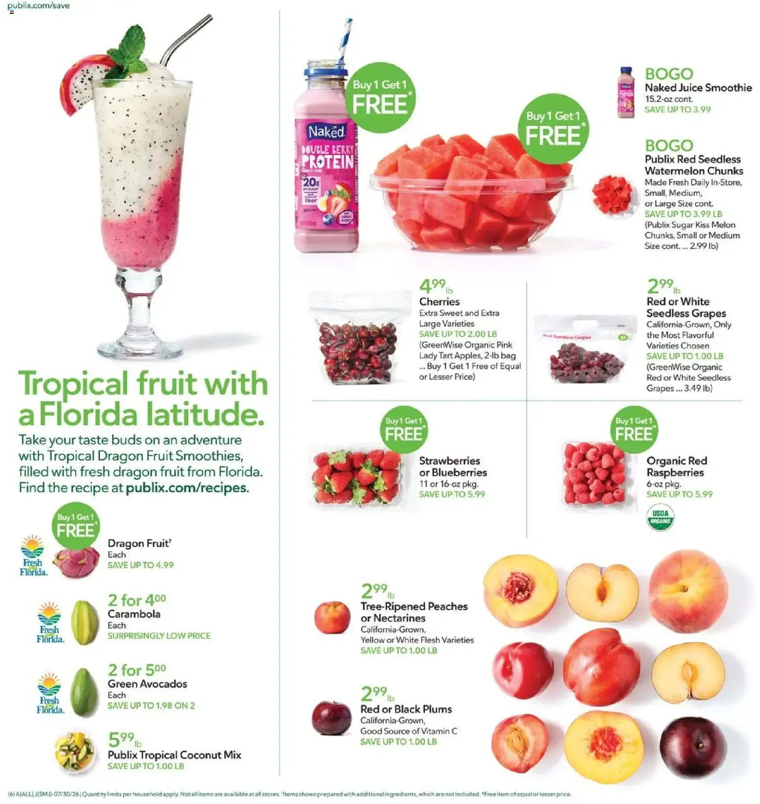 Weekly ad Publix Weekly ad from (07/29/2026) - Ad this week, Flyer from July 29 to August 4 2026 - Page 6