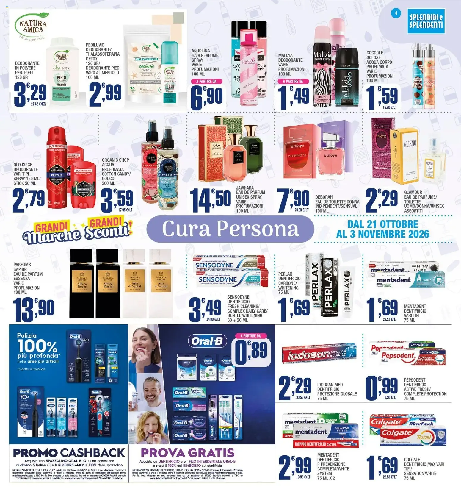 Splendidi e Splendenti volantino dal 21/10/2026 - online Offerte da 21 ottobre a 3 novembre di 2026 - Pagina del volantino 4