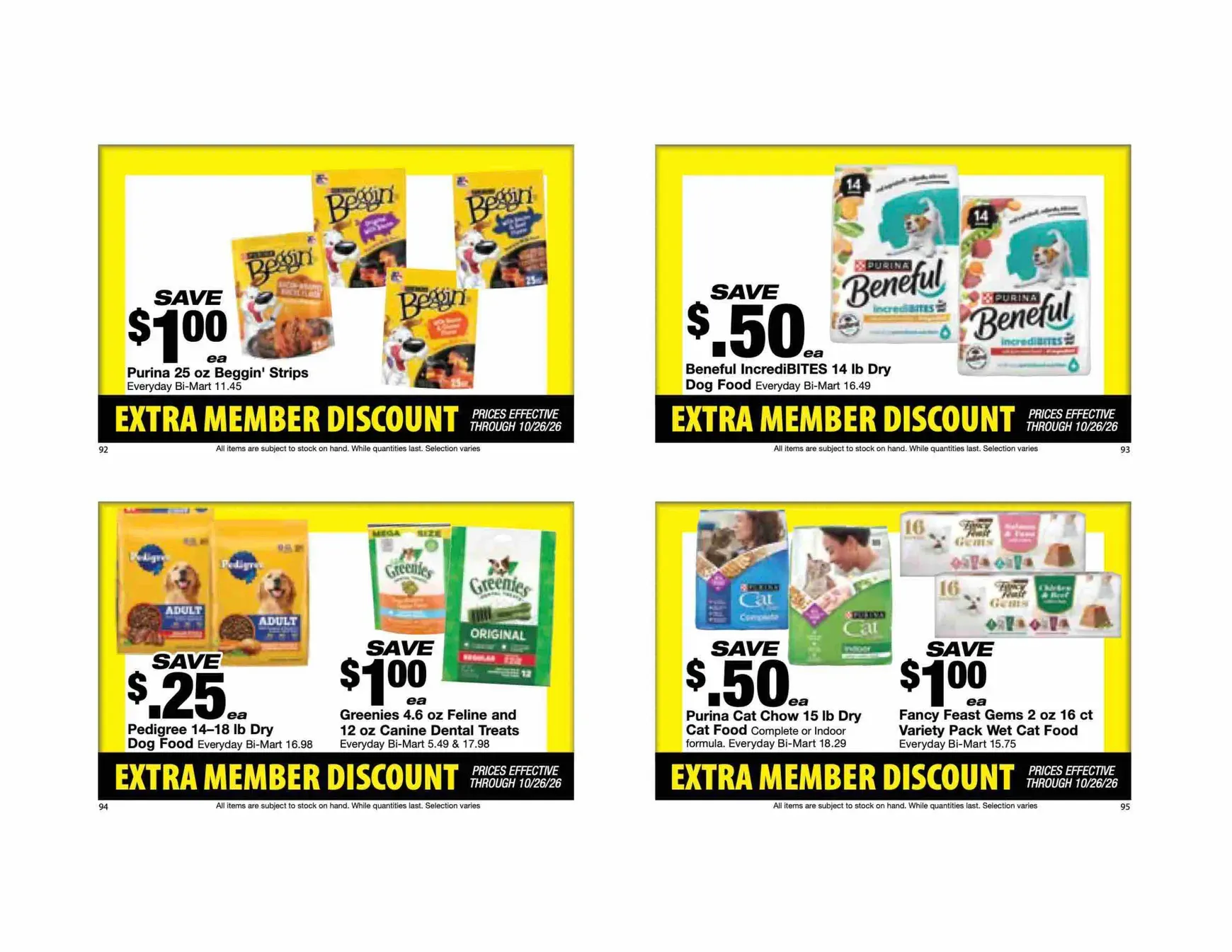 Weekly ad Current Bi-Mart - Extra member discount leaflet valid from Tuesday 10/13/2026 to Monday 10/26/2026 from October 13 to October 26 2026 - Page 25