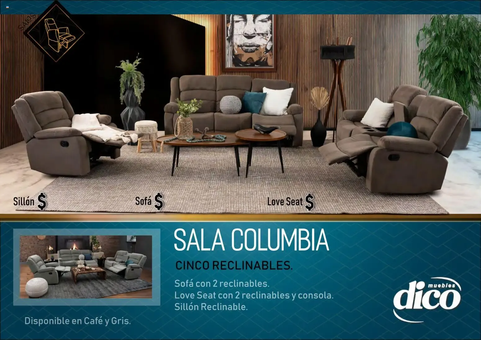 Catálogo de Muebles Dico catálogo Salas reclinables (27/03/2026 - 31/08/2026) - catálogo en línea 27 de marzo al 31 de agosto 2026 - Pagina 21
