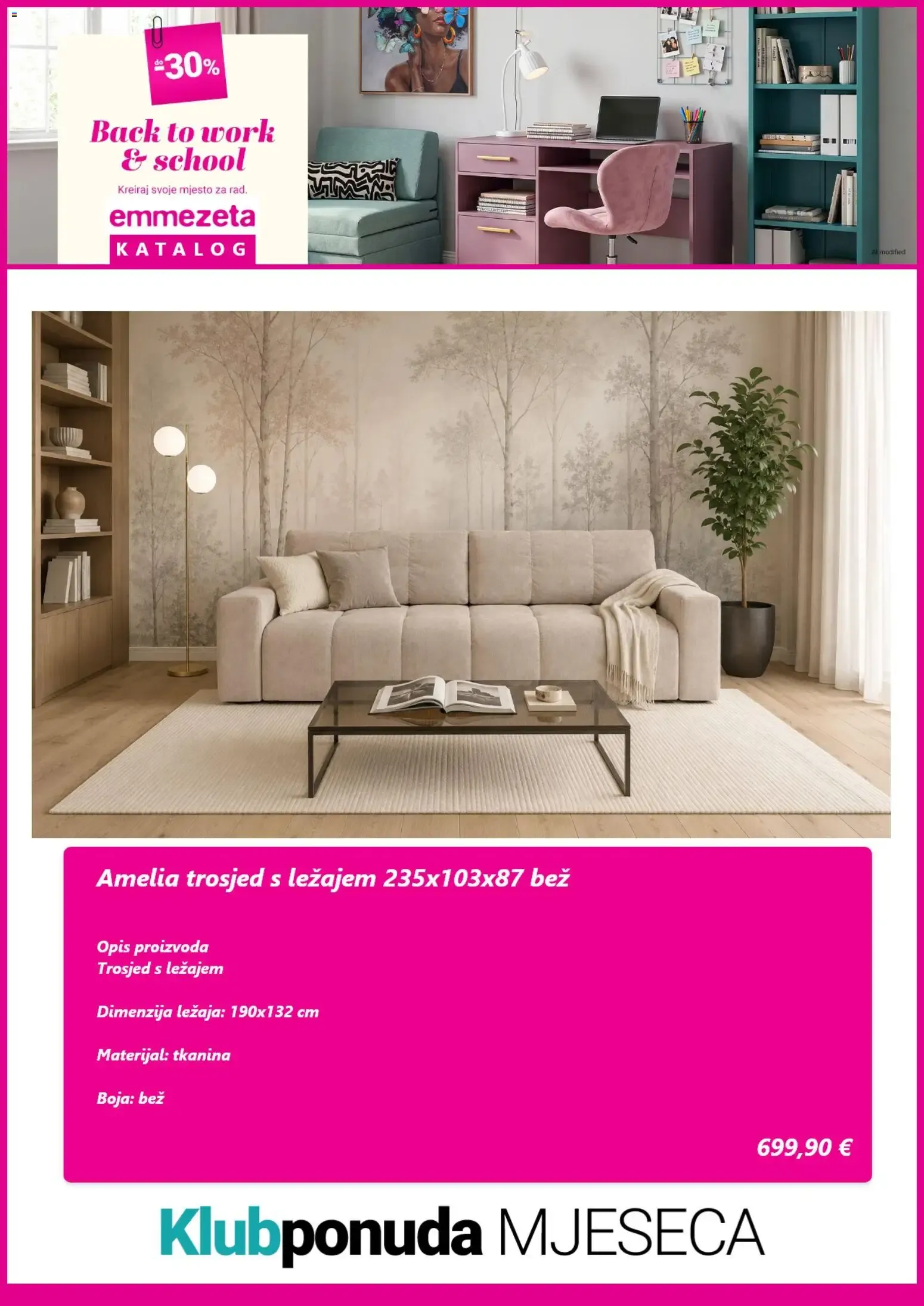 Katalog Emmezeta Katalog: Back to work & school, Klubponuda Mjeseca od 1. rujna do 21. rujna 2026. - Pregled Stranica 2