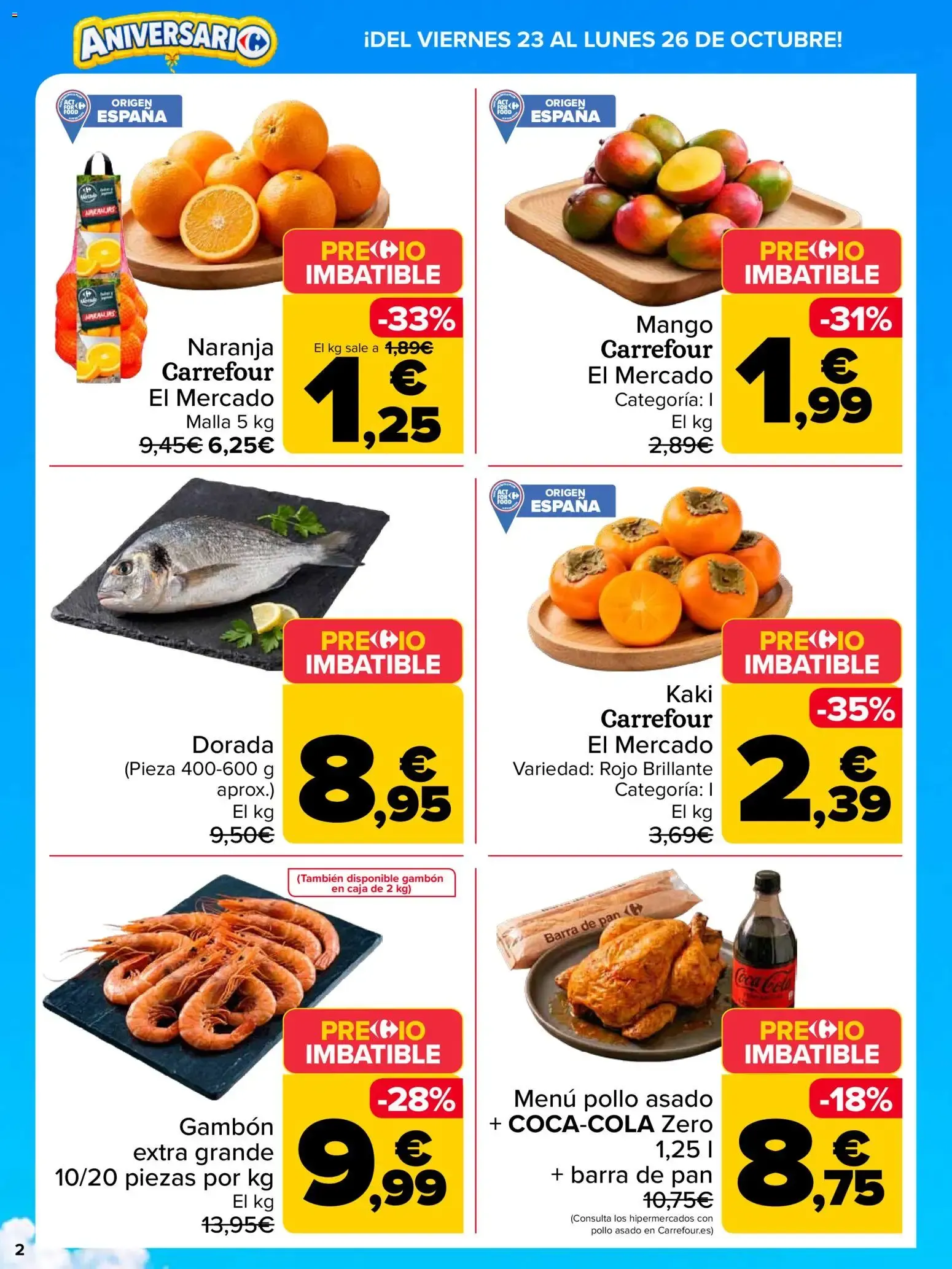 Catálogo de Carrefour Precio Imbatible 23 de octubre al 26 de octubre 2026 - Página 2