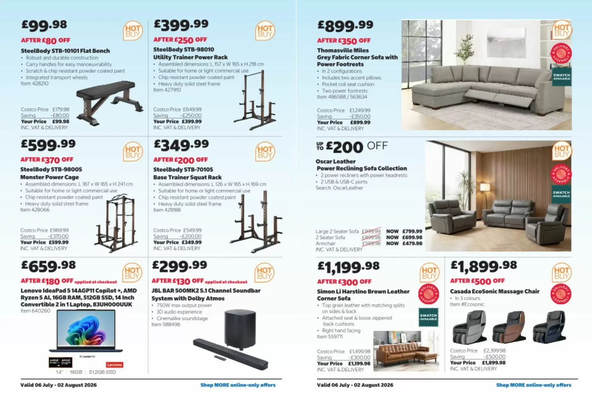 Costco leaflet from 6 July to 2 August 2026 - Catalogue Page 15