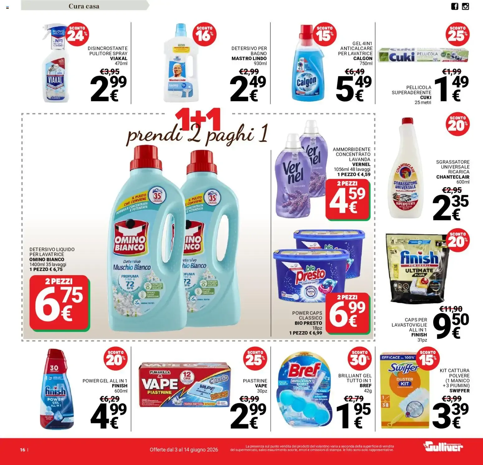Nuovo Gulliver volantino dal 03/06/2026 > offerte anteprima 🛍️ da 3 giugno a 14 giugno di 2026 - Pagina del volantino 16