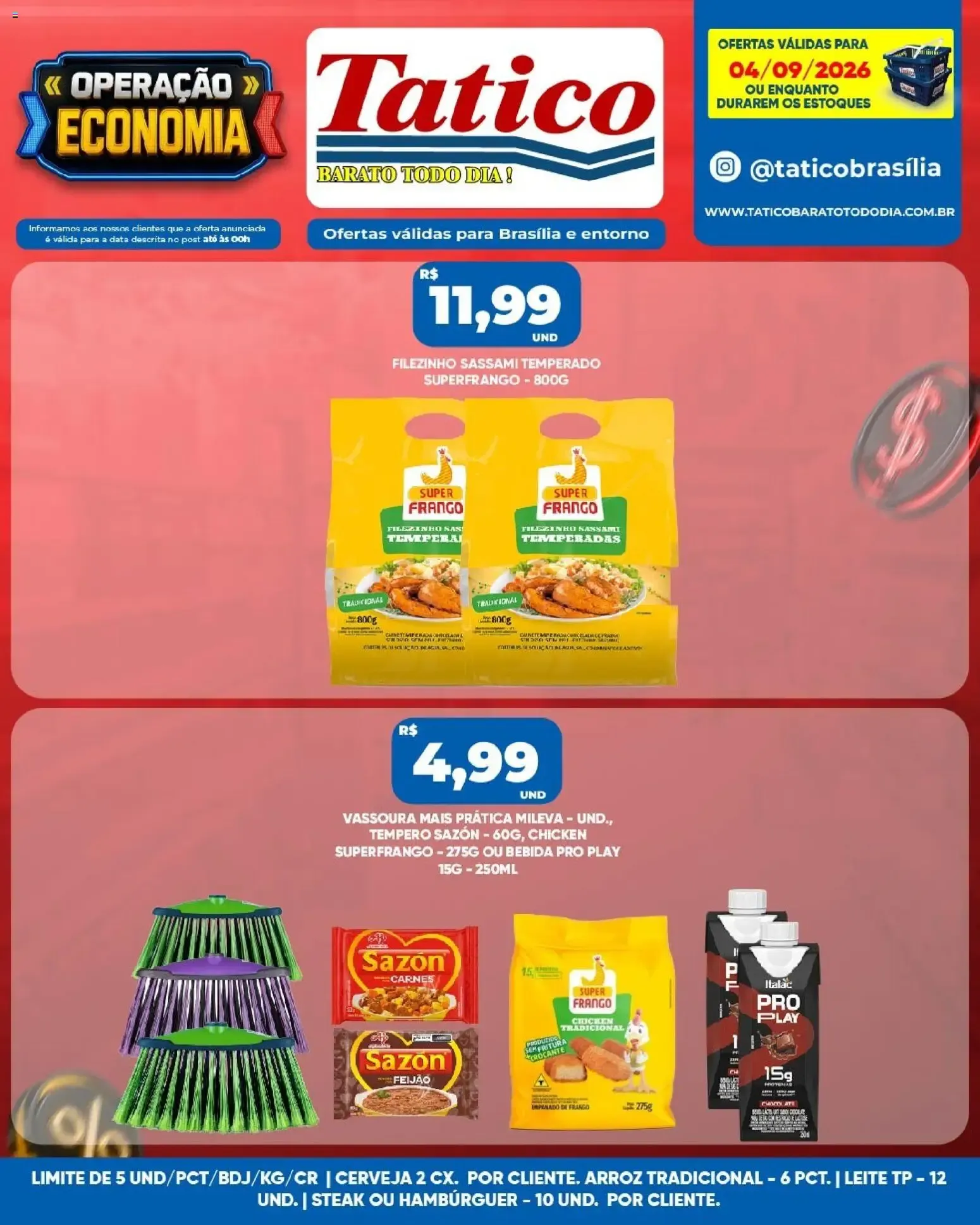 Encarte de Tatico ofertas Fim de Semana de 05/09/2026 | Promoções Online 5 de setembro até 6 de setembro 2026 - Pagina 27
