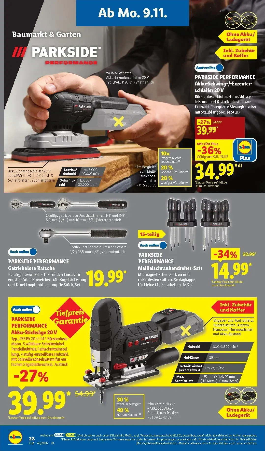 Lidl - Nonfood Prospekt nächste Woche – von Montag 09.11.2026 bis Samstag 14.11.2026 von 9. November bis 14. November 2026 - Prospekt seite 16