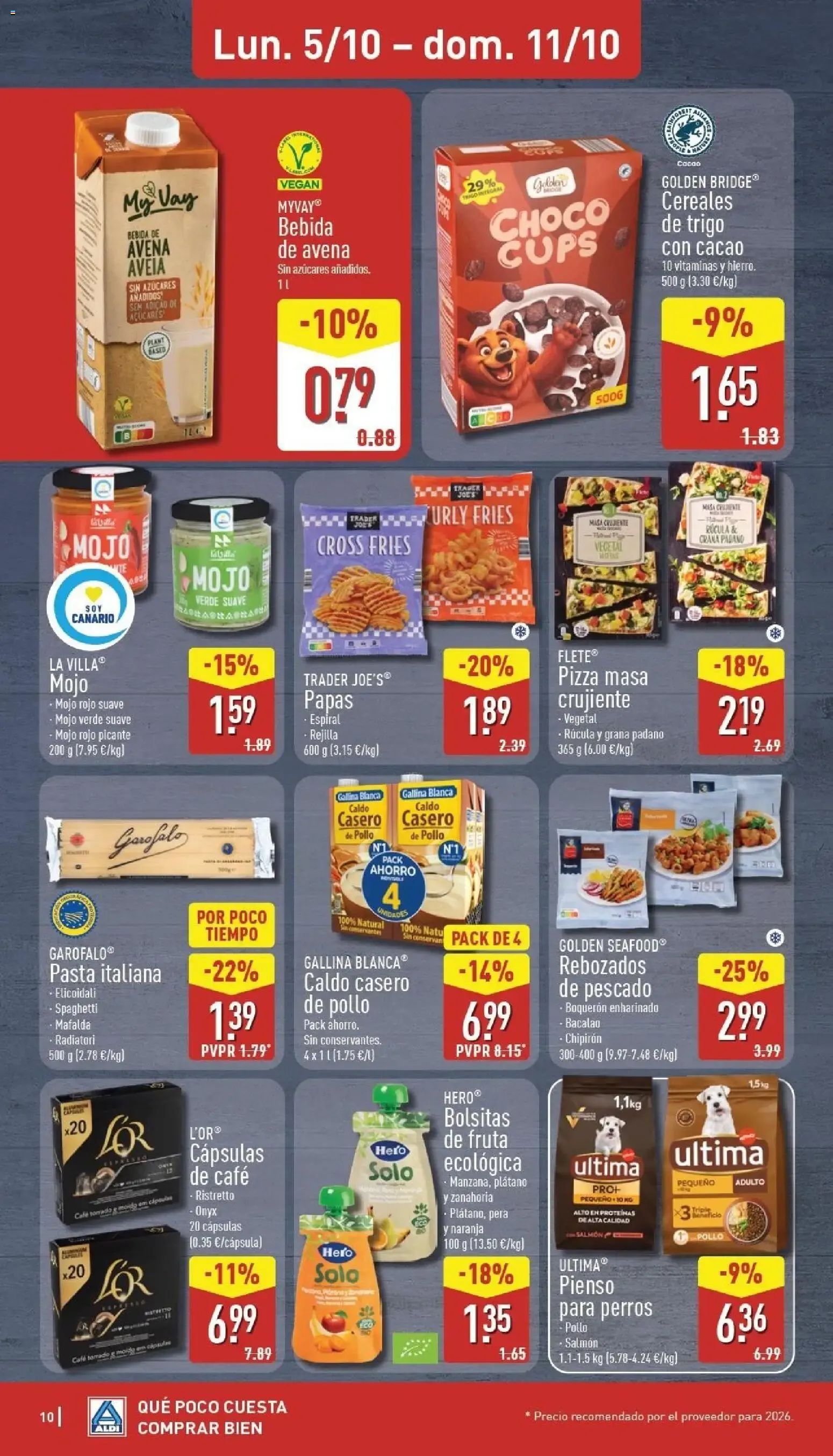 Catálogo de Aldi folleto Canarias del 05/10/2026 | Catálogo 5 de octubre al 11 de octubre 2026 - Página 10