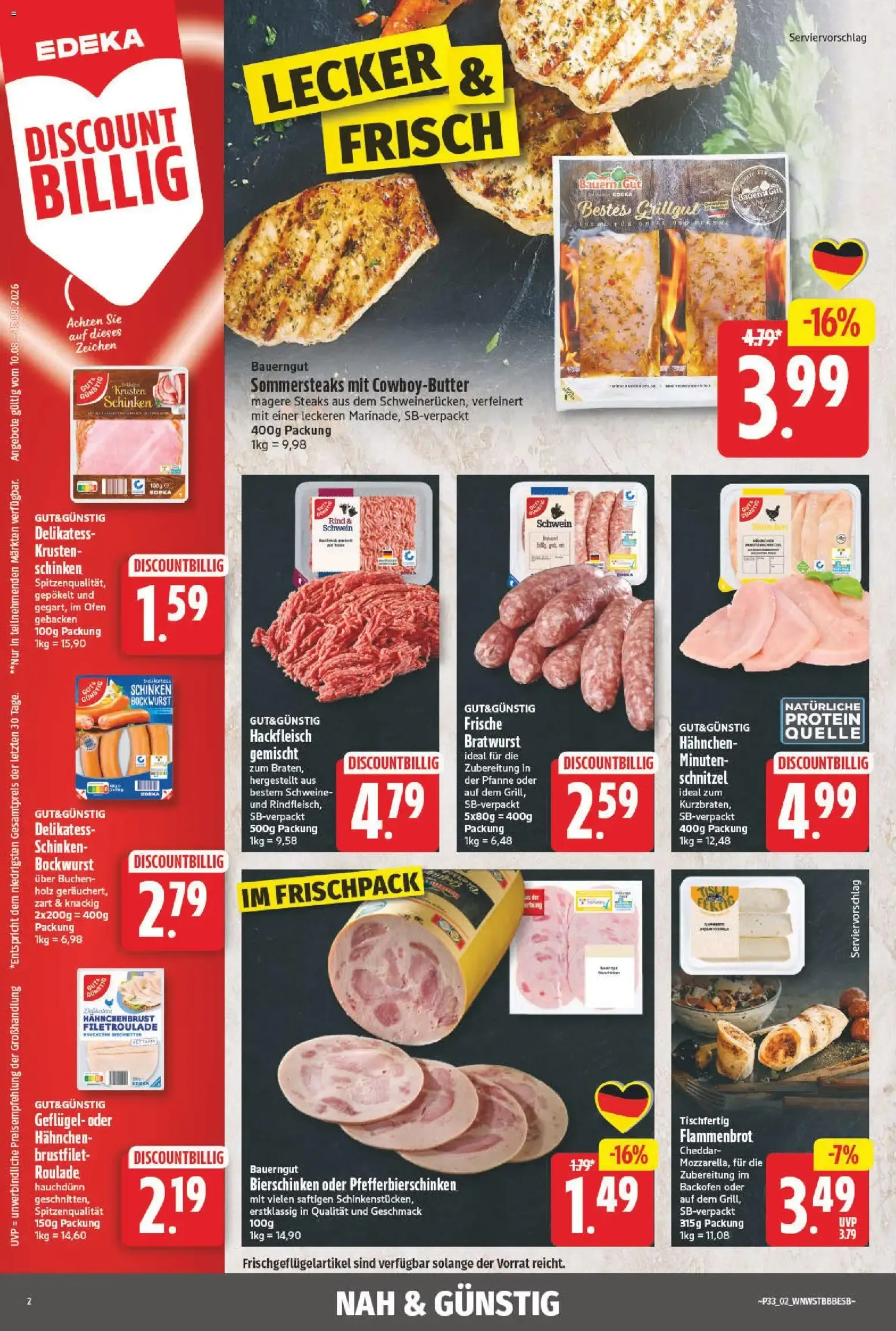 NP Discount Prospekt (ab 10.08.2026) zum Blättern von 10. August bis 15. August 2026 - Prospekt seite 2