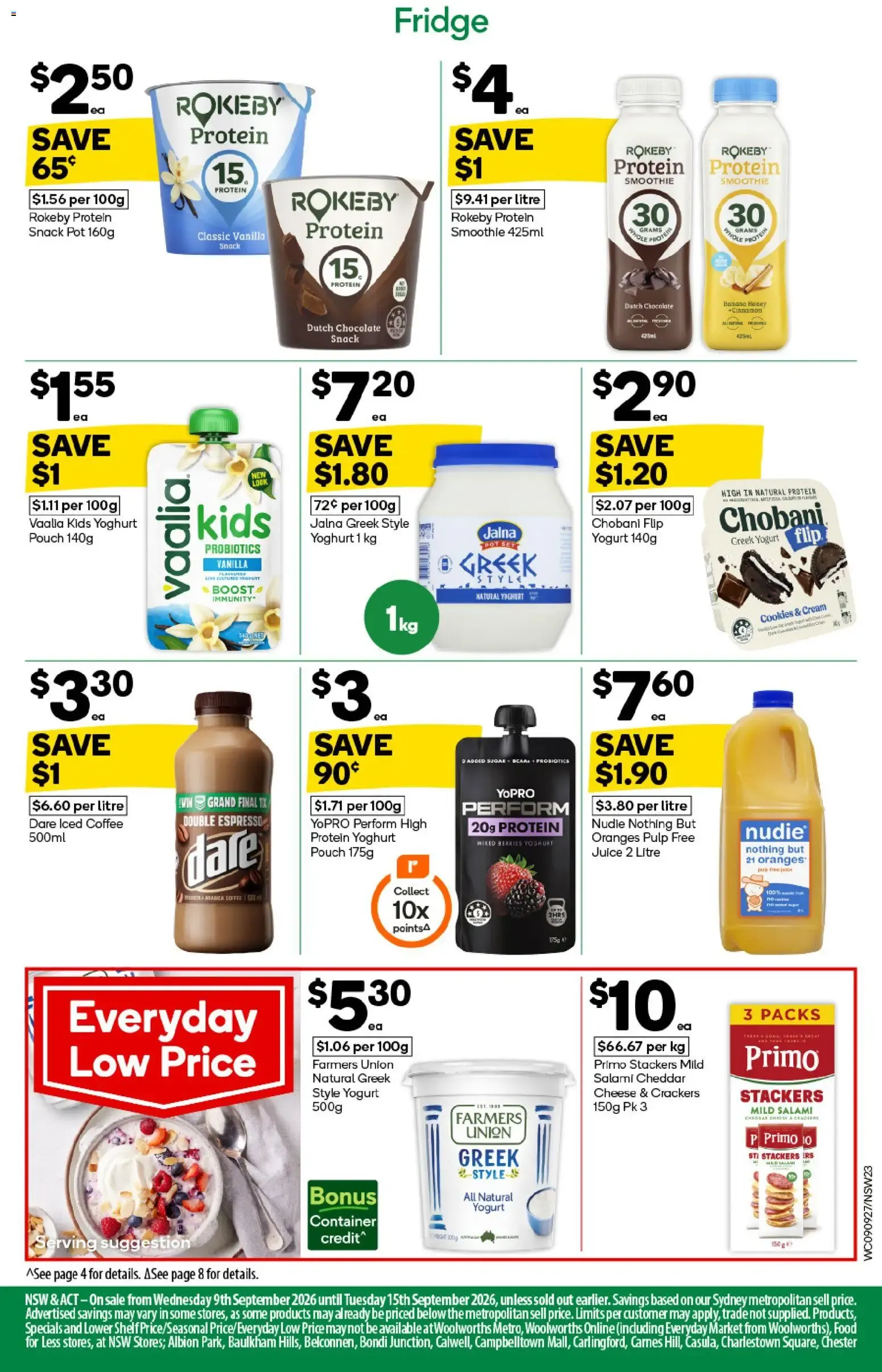 Woolworths The fresh food people - Catalogue valid from 9 September to 15 September 2026 - page 21