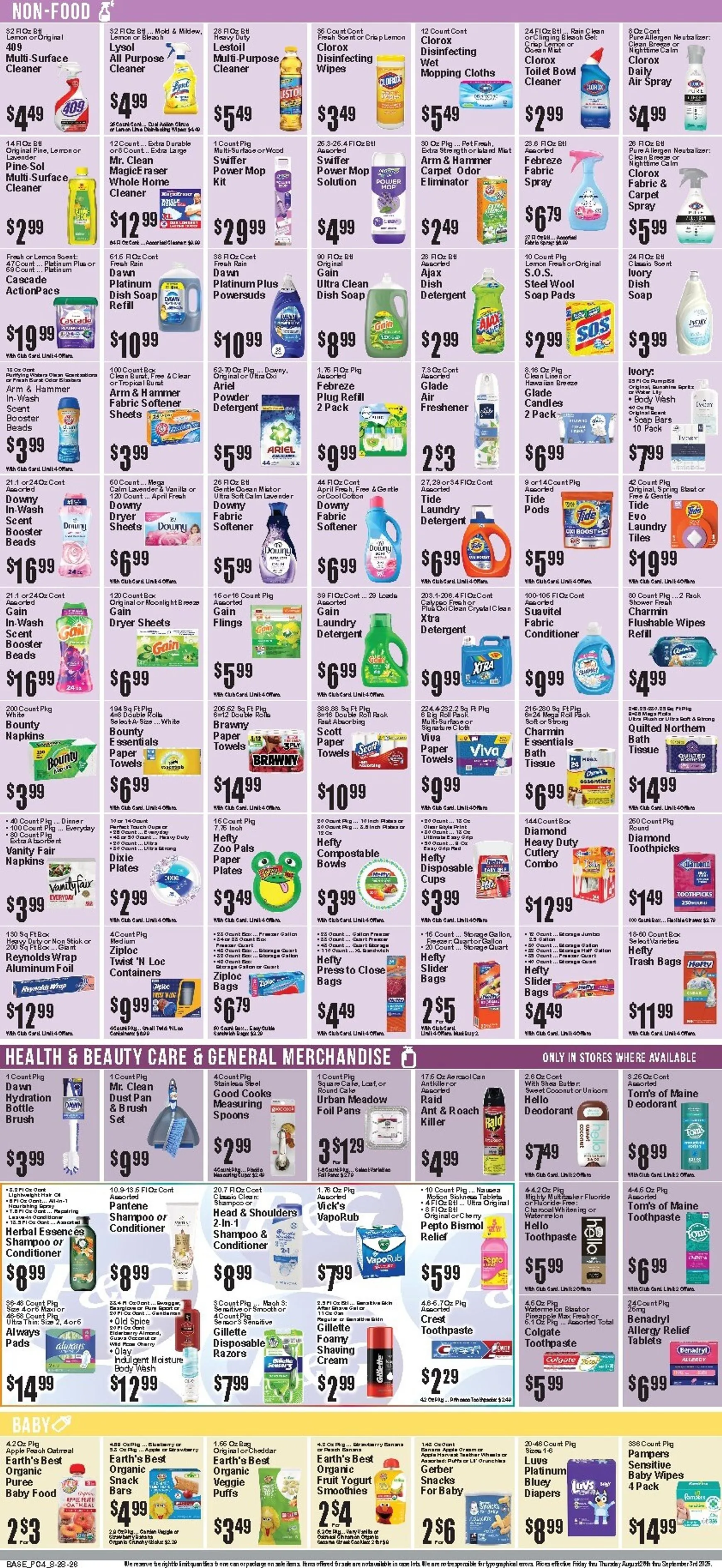 Weekly promotion Current Food Universe leaflet valid from Friday 08/28/2026 to Thursday 09/03/2026 spanning from August 28 to September 3 2026 - Page 5 for Catalogue 365