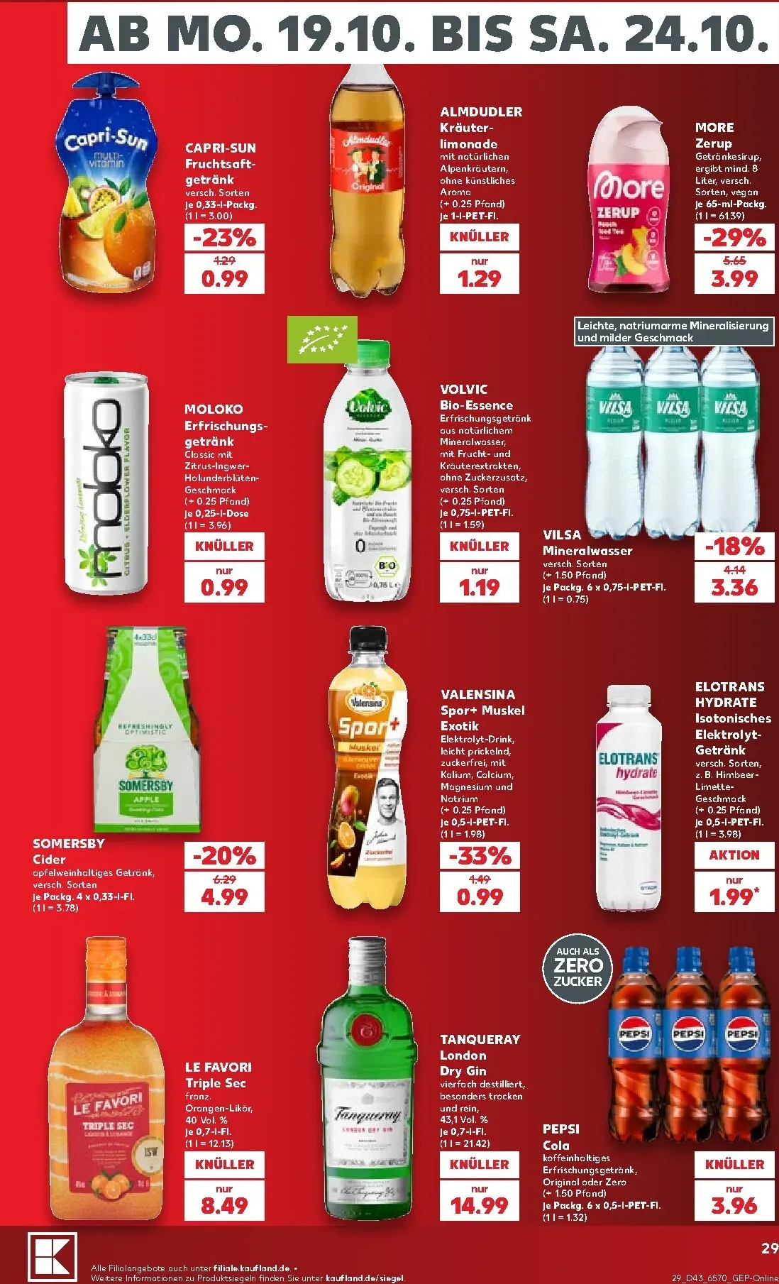 Kaufland Prospekt nächste Woche – von Montag 19.10.2026 bis Samstag 24.10.2026 von 19. Oktober bis 24. Oktober 2026 - Prospekt seite 30