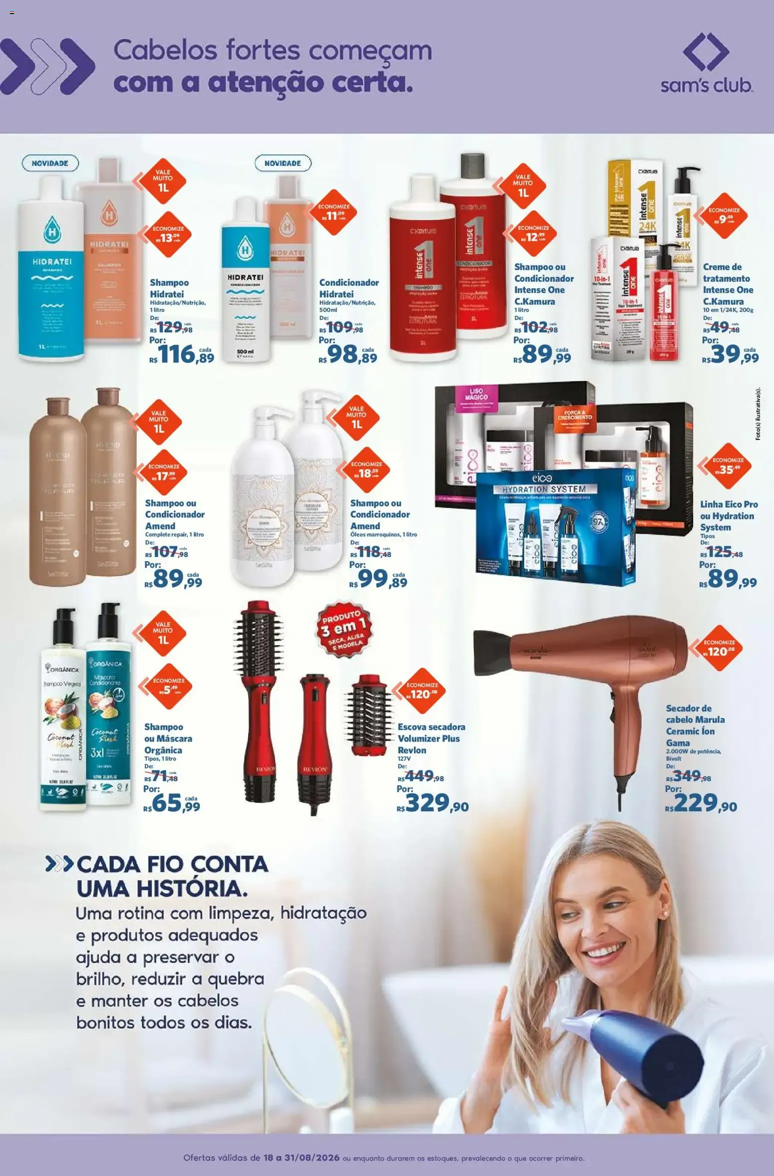 Encarte de Sam's Club ofertas Beleza de 18/08/2026 | Promoções Online 18 de agosto até 31 de agosto 2026 - Pagina 2