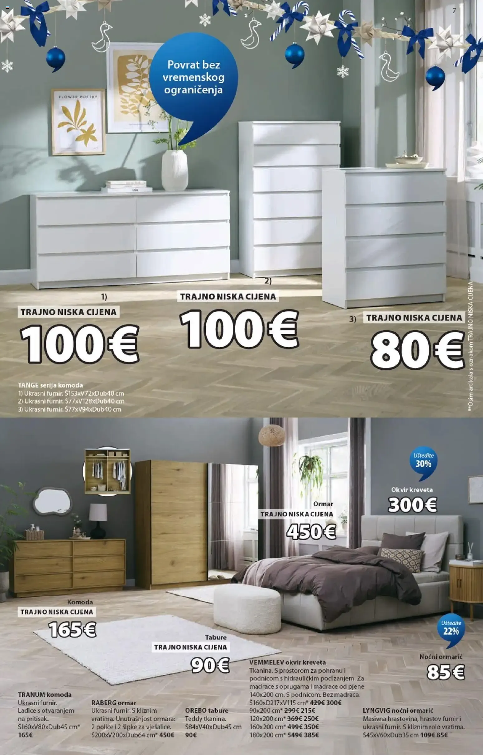 Katalog JYSK: Izvršne skandinavske božićne ponude i popusti do 50% en muebles od 14. listopada do 29. studenoga 2026. - Pregled Stranica 7