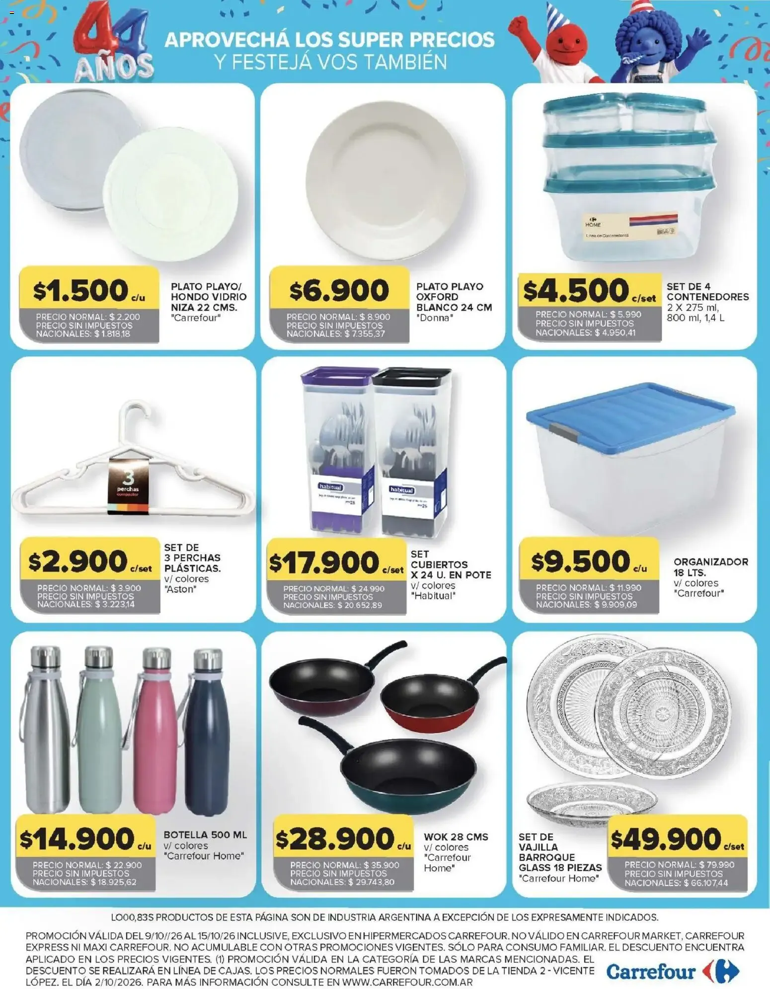 Ofertas de Carrefour Ofertas || del 09/10/2026 - 15/10/2026 || Promociones 9 de octubre al 15 de octubre 2026 - Página 34 del catálogo