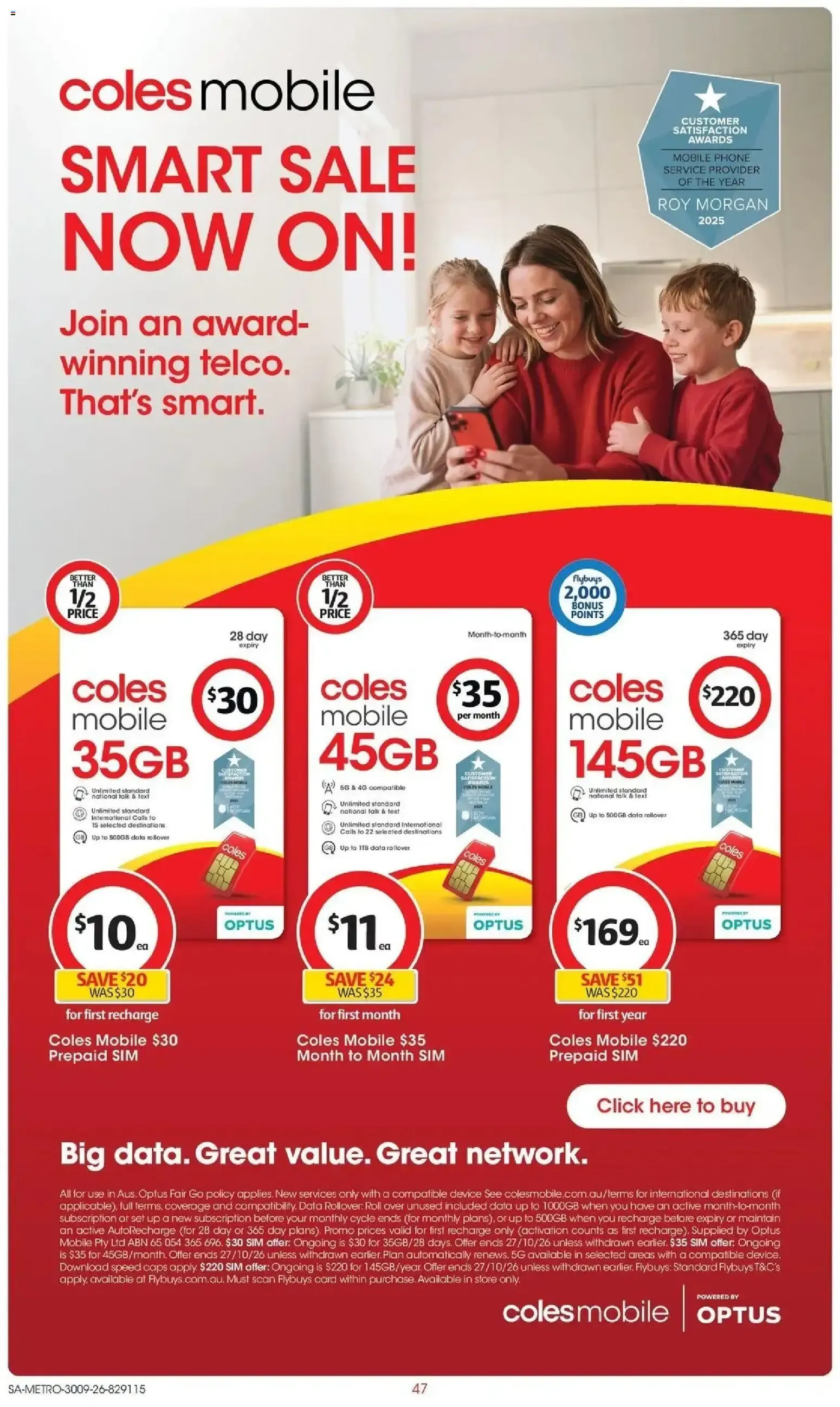 Coles catalogue valid from 30/09/2026 > Online Australia - Catalogue valid from 30 September to 6 October 2026 - page 47