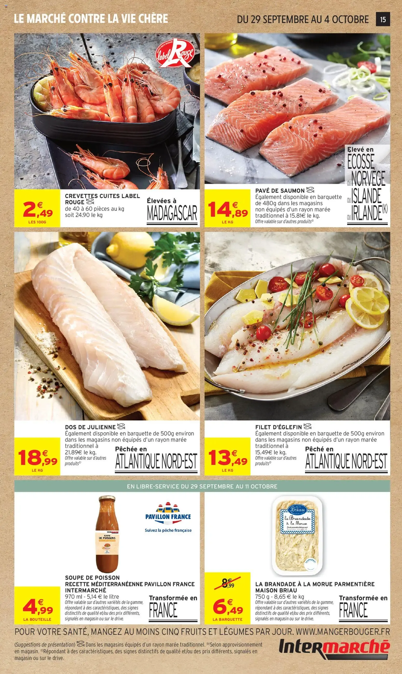 Intermarché - Anniversaire: 100% remboursés en bons d'achat du 29 septembre au 11 octobre 2026 - Catalogue page 15