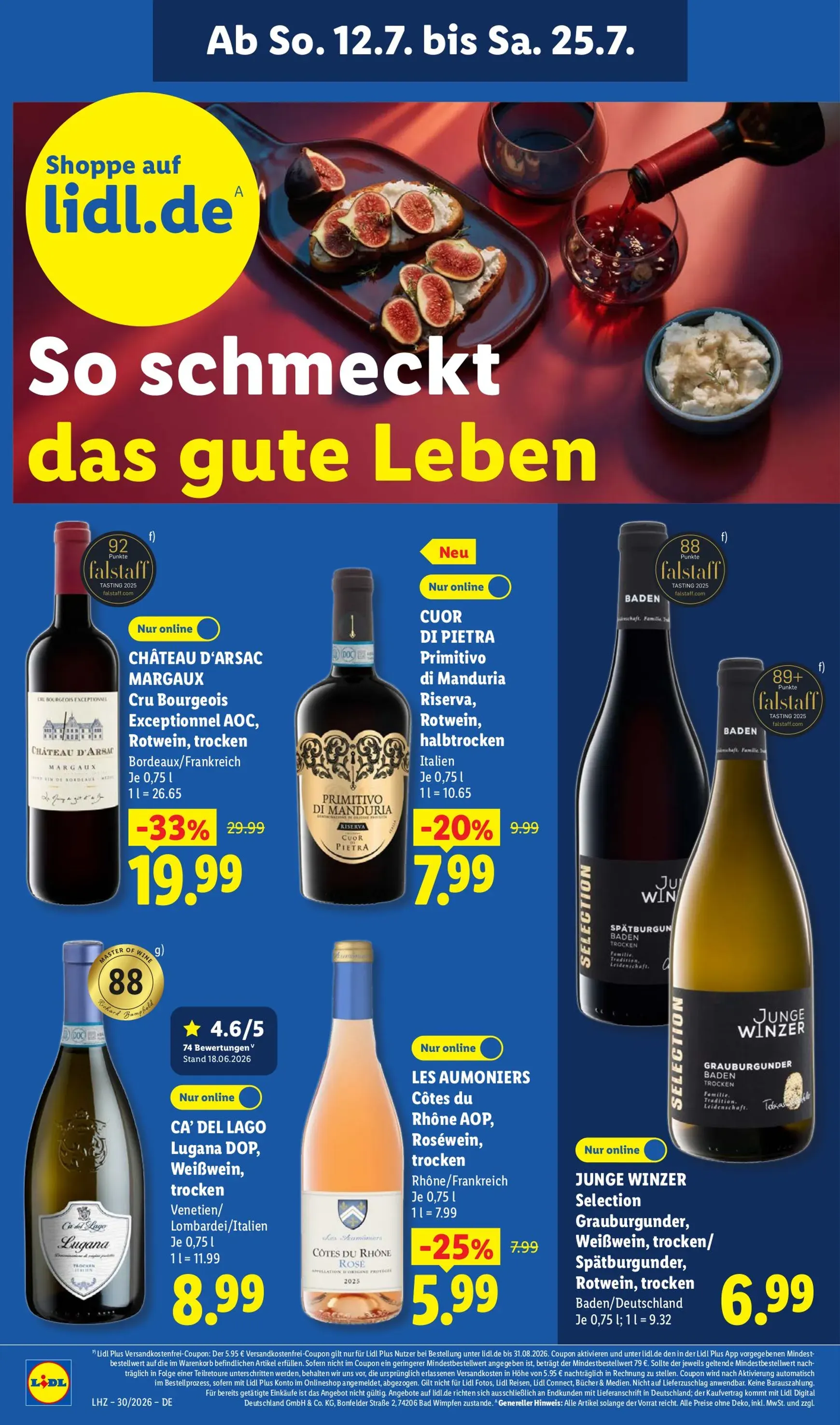 Lidl Prospekt nächste Woche – von Montag 20.07.2026 bis Samstag 25.07.2026 von 20. Juli bis 25. Juli 2026 - Prospekt seite 27
