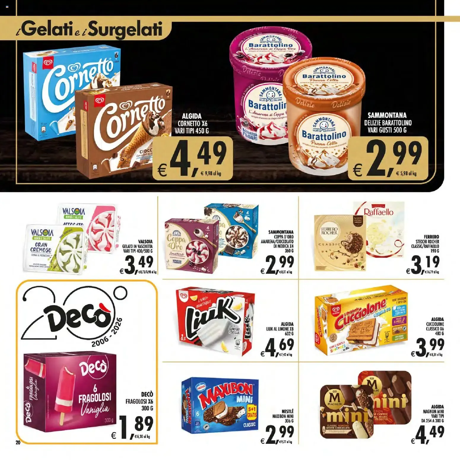 Nuovo Decò - Decò volantino Gourmet Sicilia dal 21/08/2026 > offerte anteprima 🛍️ da 21 agosto a 31 agosto di 2026 - Pagina del volantino 20