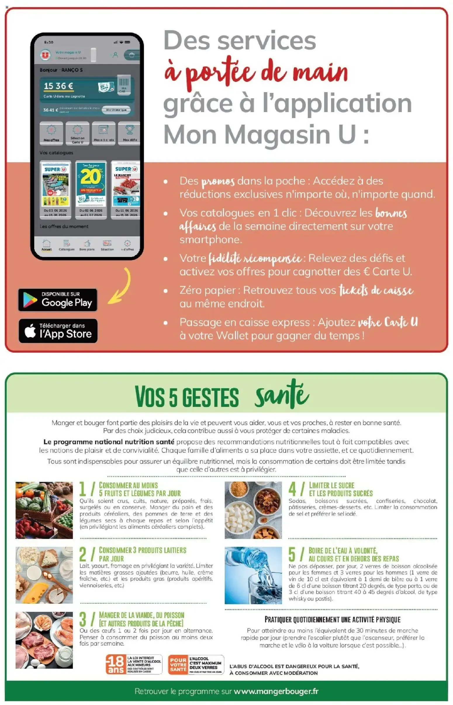 20% reversés sur votre Carte U du 5 octobre au 1 novembre 2026 - Catalogue page 20