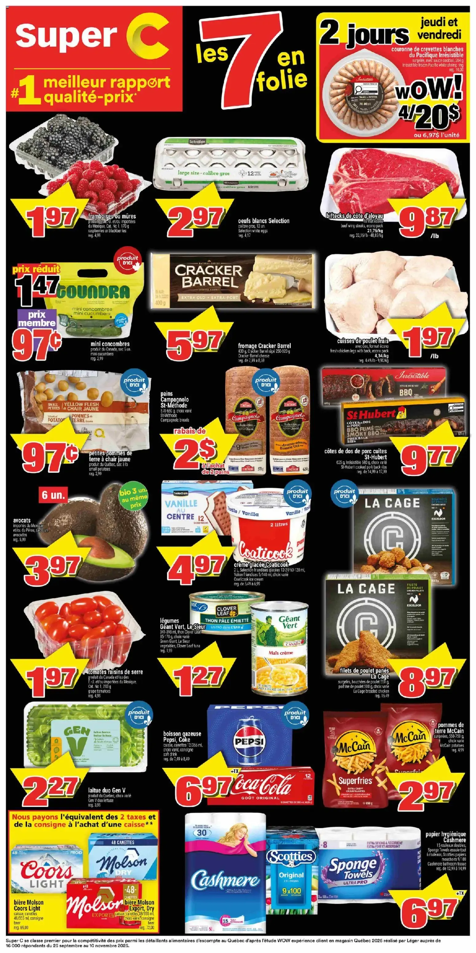 Super C weekly flyer / circulaire from Jun 11, 2026 > weekly specials & deals