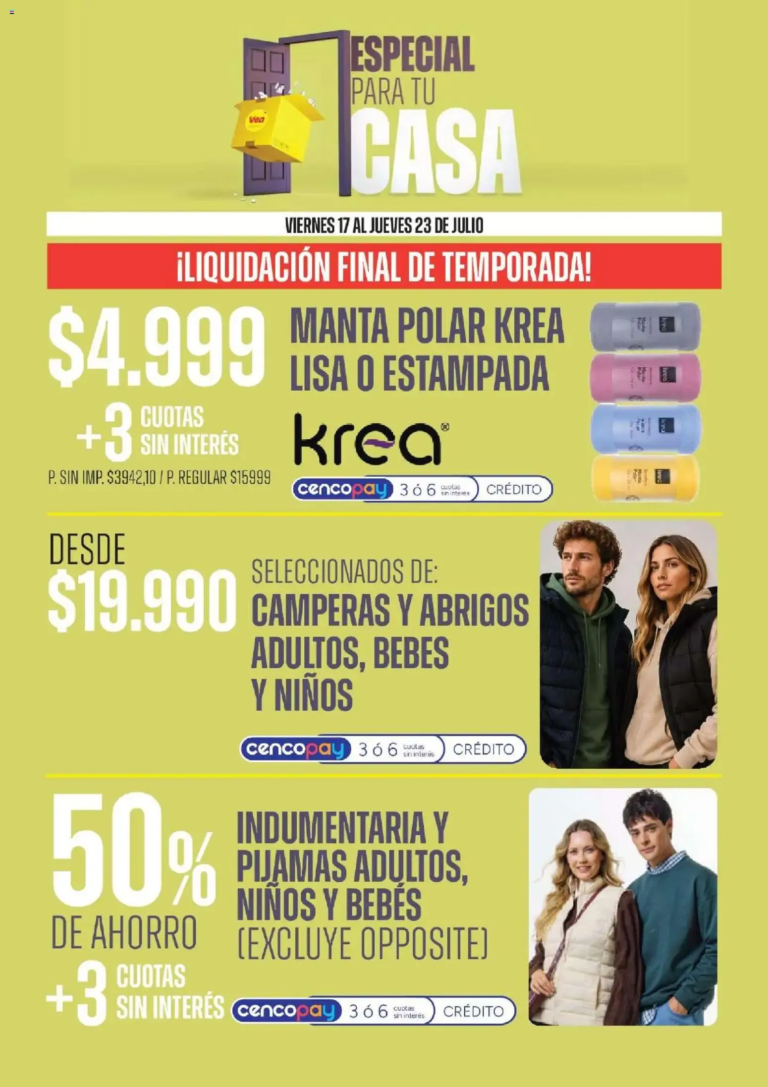 Ofertas de Vea - Especial para tu casa del 17/07/2026 - 22/07/2026 17 de julio al 22 de julio 2026 - Página 6 del catálogo