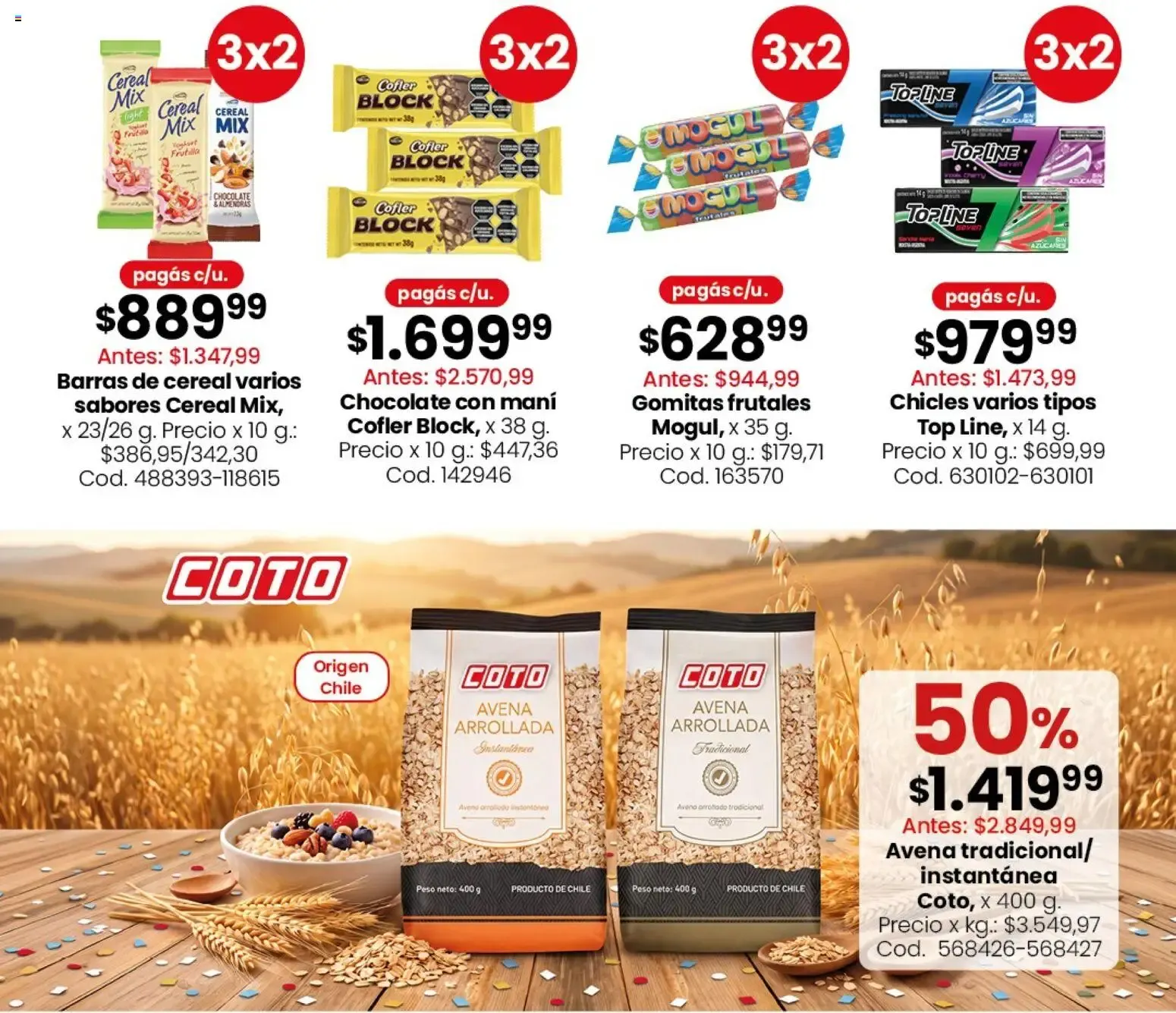 Ofertas de Coto - Ofertas Semanales: Almacén y bebidas 5 de octubre al 11 de octubre 2026 - Página 6 del catálogo