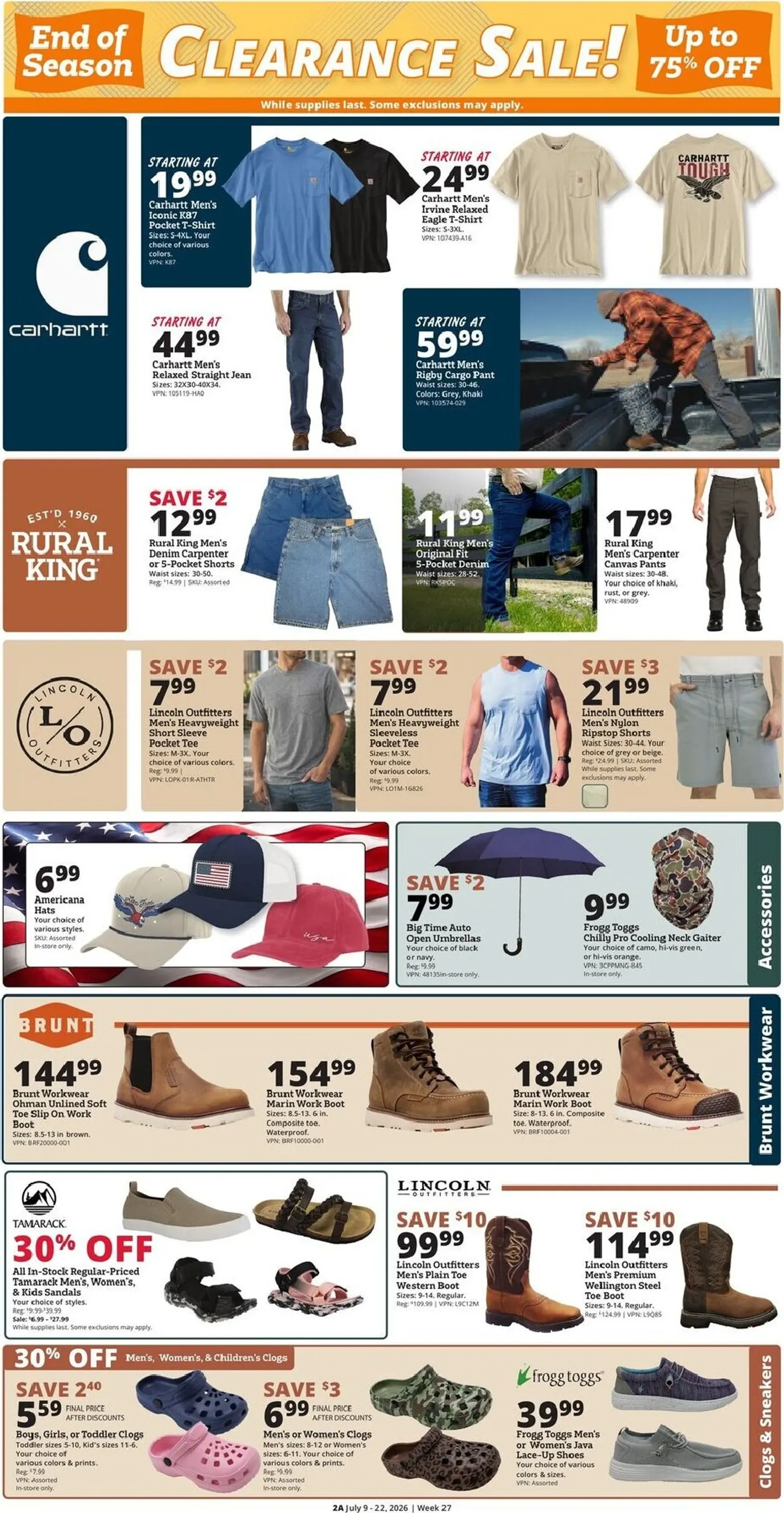 Weekly ad Current Rural King leaflet valid from Thursday 07/09/2026 to Wednesday 07/22/2026 from July 9 to July 22 2026 - Page 4