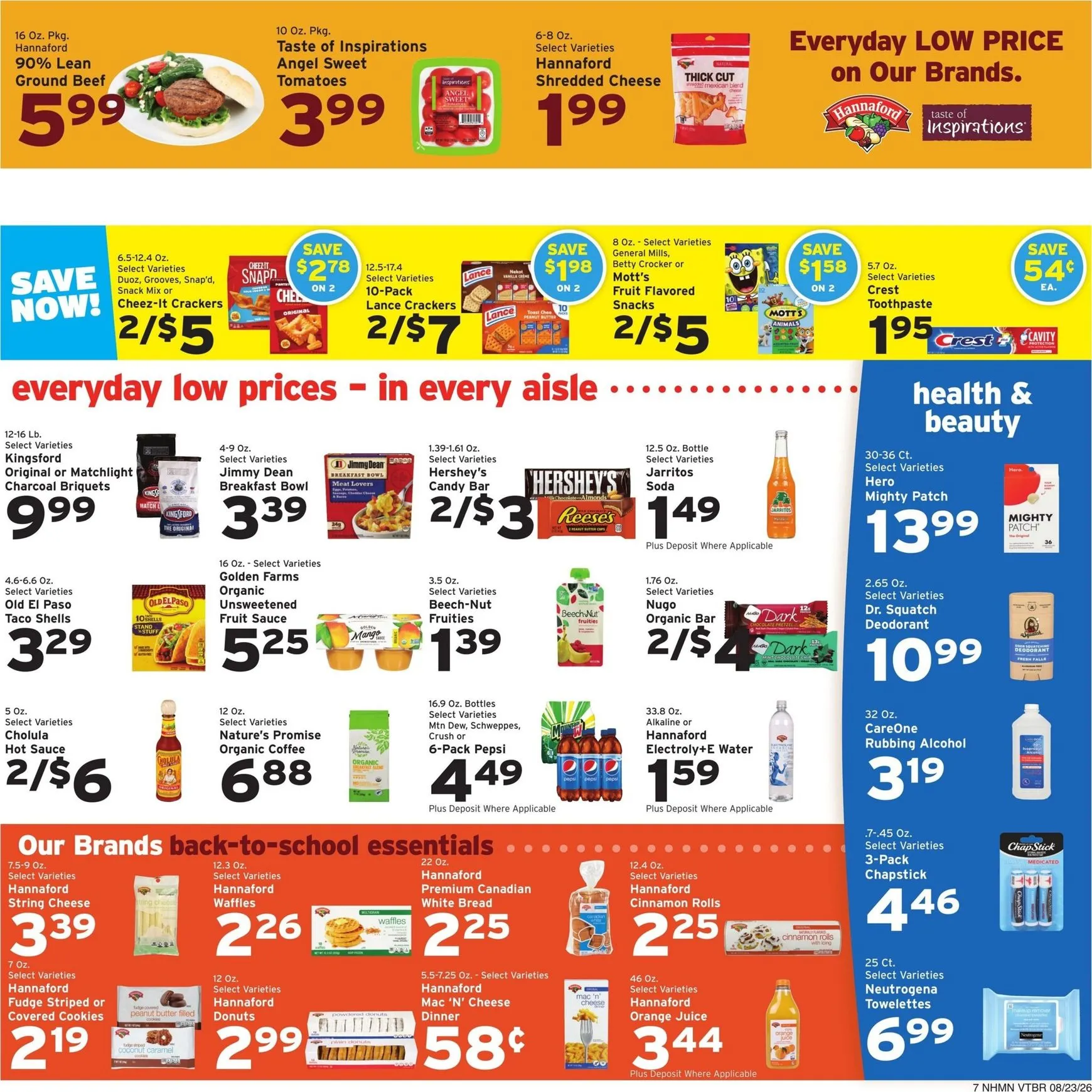 Weekly ad Hannaford Savings you can count on. from August 23 to August 29 2026 - Page 7