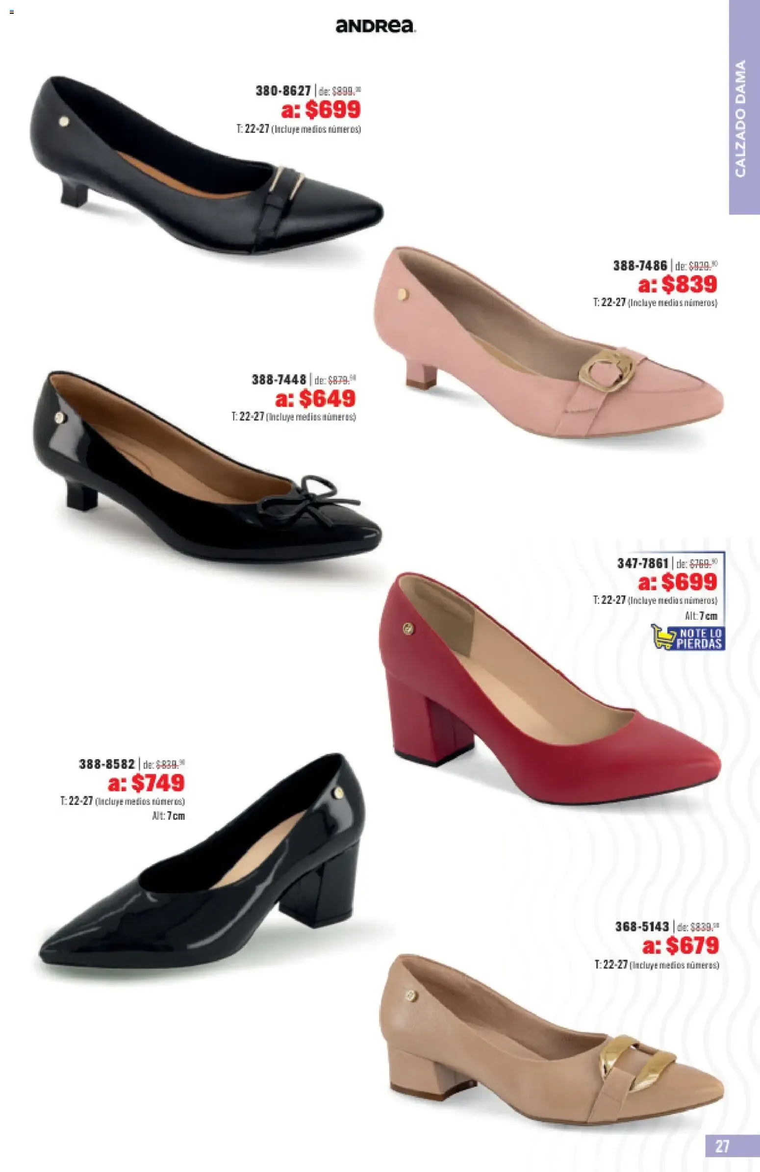 Catálogo de Andrea + Outlet Liquidación Primavera 31 de mayo al 25 de julio 2026 - Pagina 27