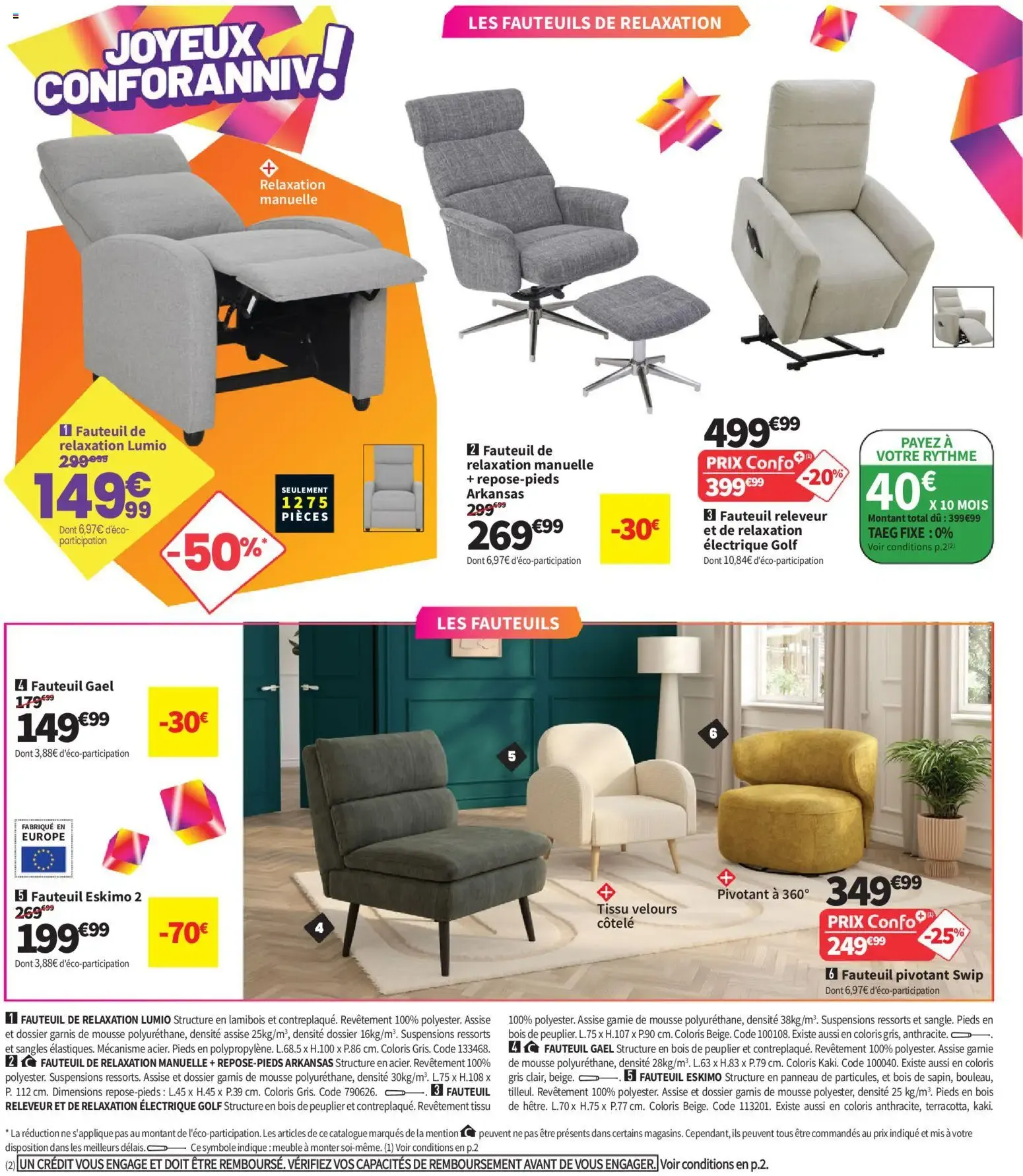 Conforama catalogue à partir du 25/08/2026 - promo en ligne du 25 août au 28 septembre 2026 - Catalogue page 8
