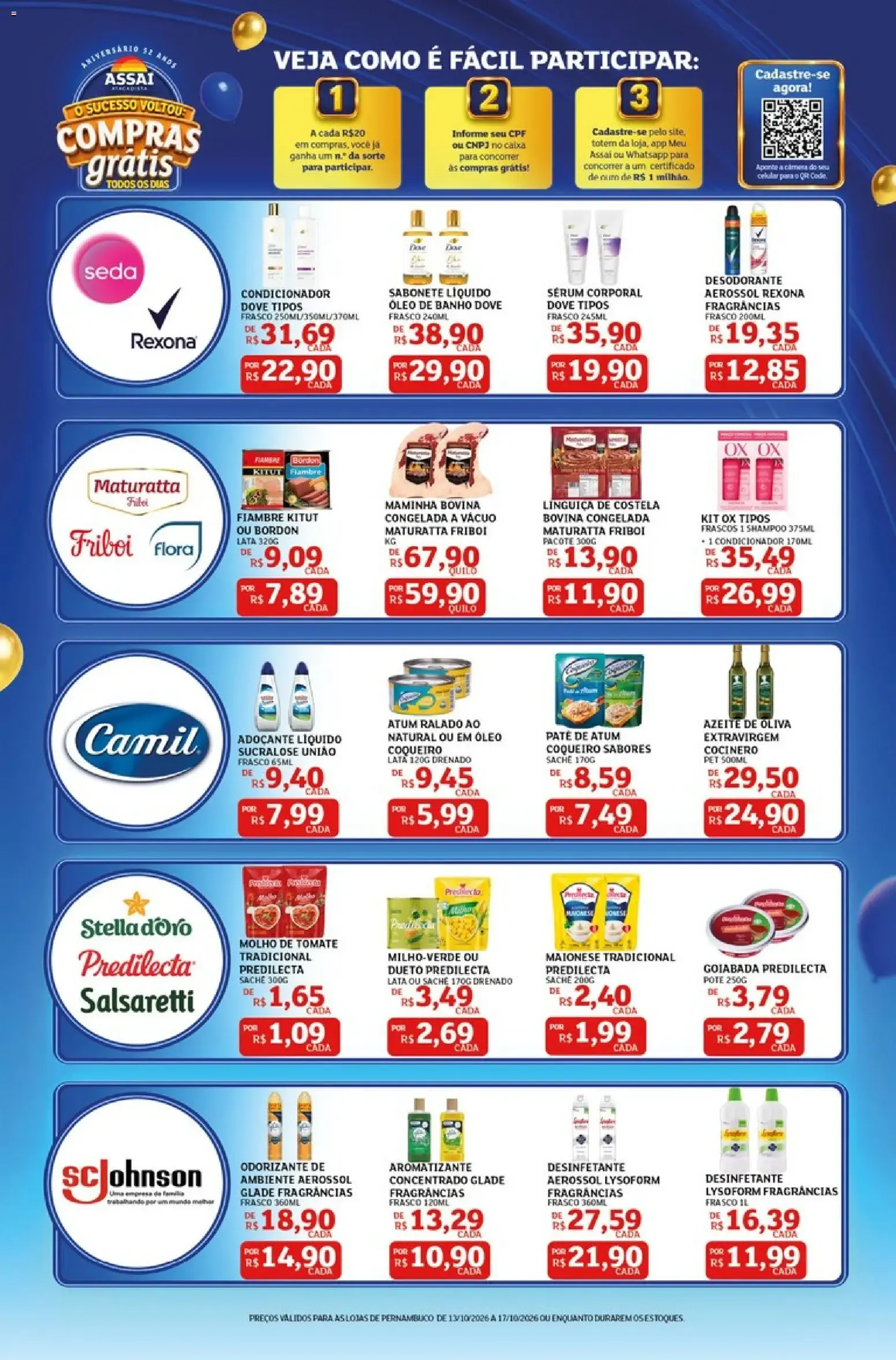 Encarte de Assaí Atacadista - Compras Grátis 13 de outubro até 17 de outubro 2026 - Pagina 3