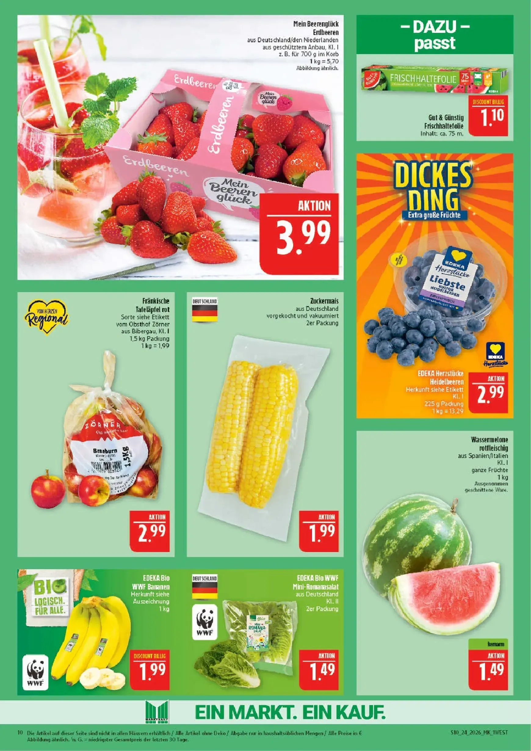 Marktkauf Prospekt – von Montag 08.06.2026 bis Samstag 13.06.2026 von 8. Juni bis 13. Juni 2026 - Prospekt seite 10