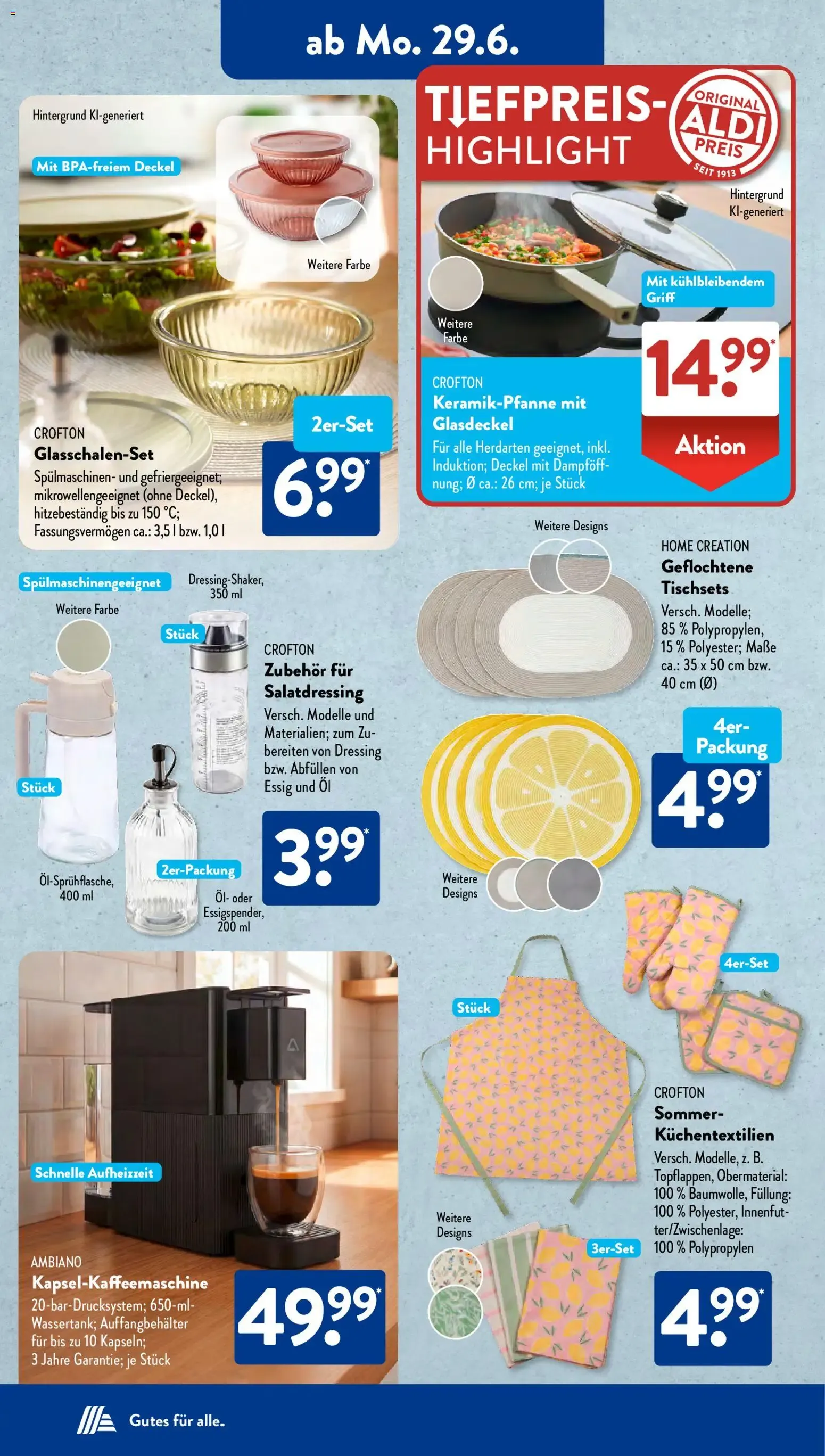 Aldi Süd Tiefpreis-Highlight von 29. Juni bis 4. Juli 2026 - Prospekt seite 13