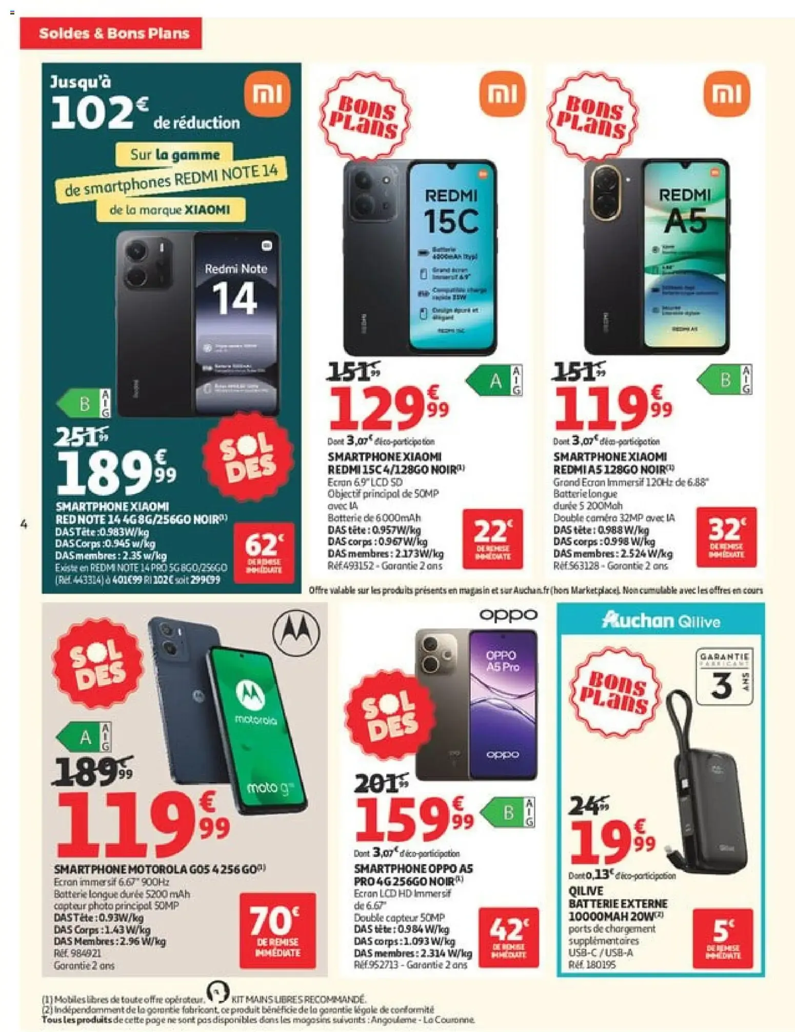 Auchan - Soldes & Bons Plans du 24 juin au 21 juillet 2026 - Catalogue page 4