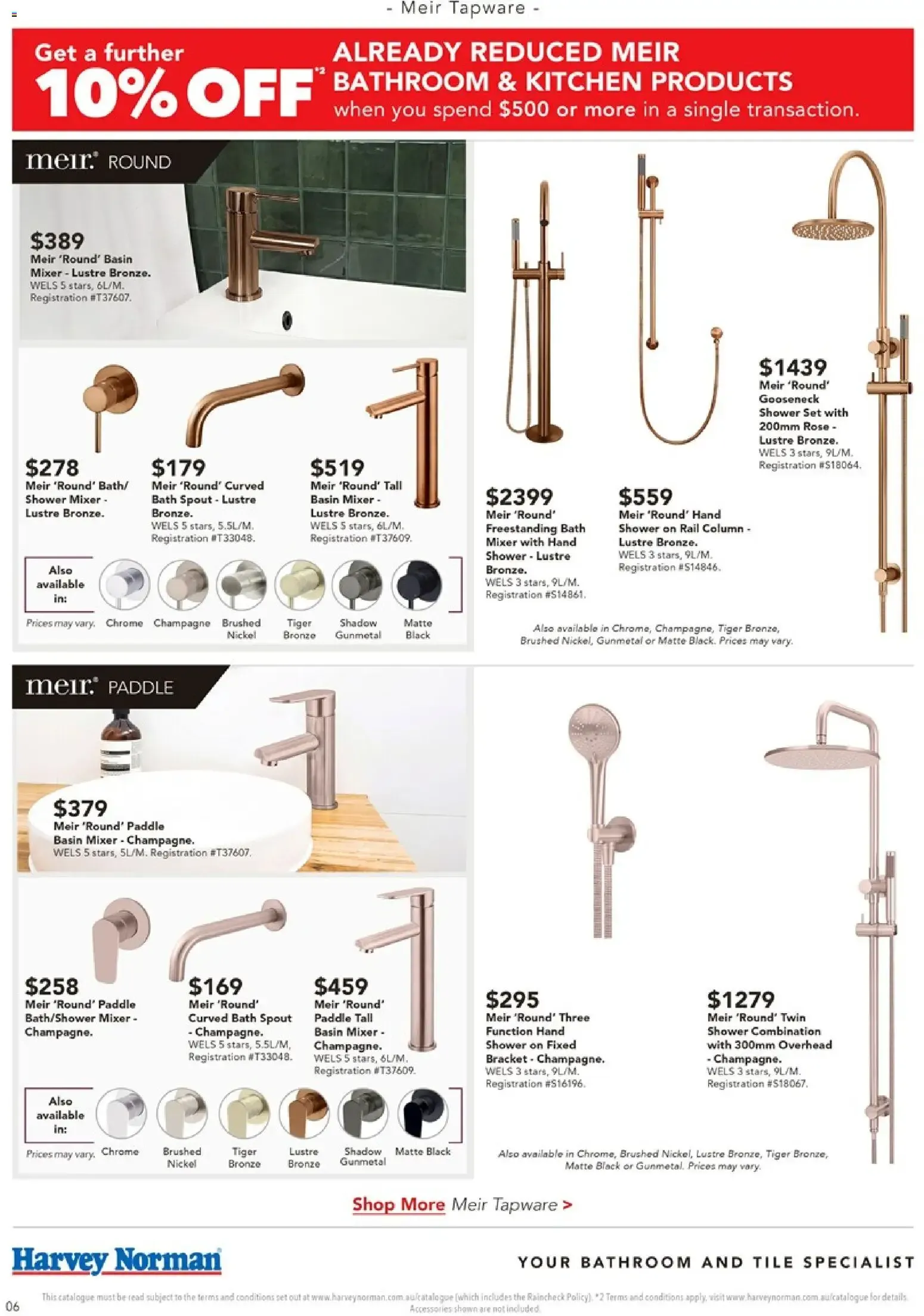 Harvey Norman Your Bathroom and Tile Specialist - Catalogue valid from 8 October to 25 October 2026 - page 6