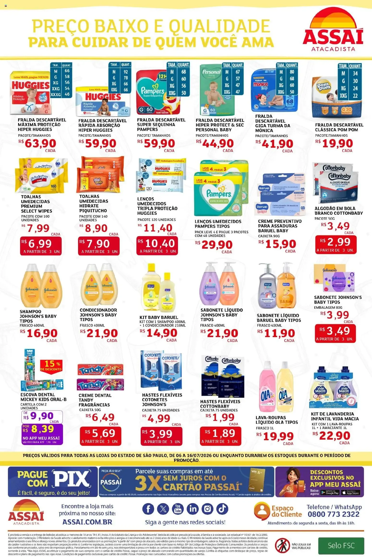 Encarte de Assaí Atacadista ofertas - SP de 06/07/2026 | Promoções Online 6 de julho até 16 de julho 2026 - Pagina 4