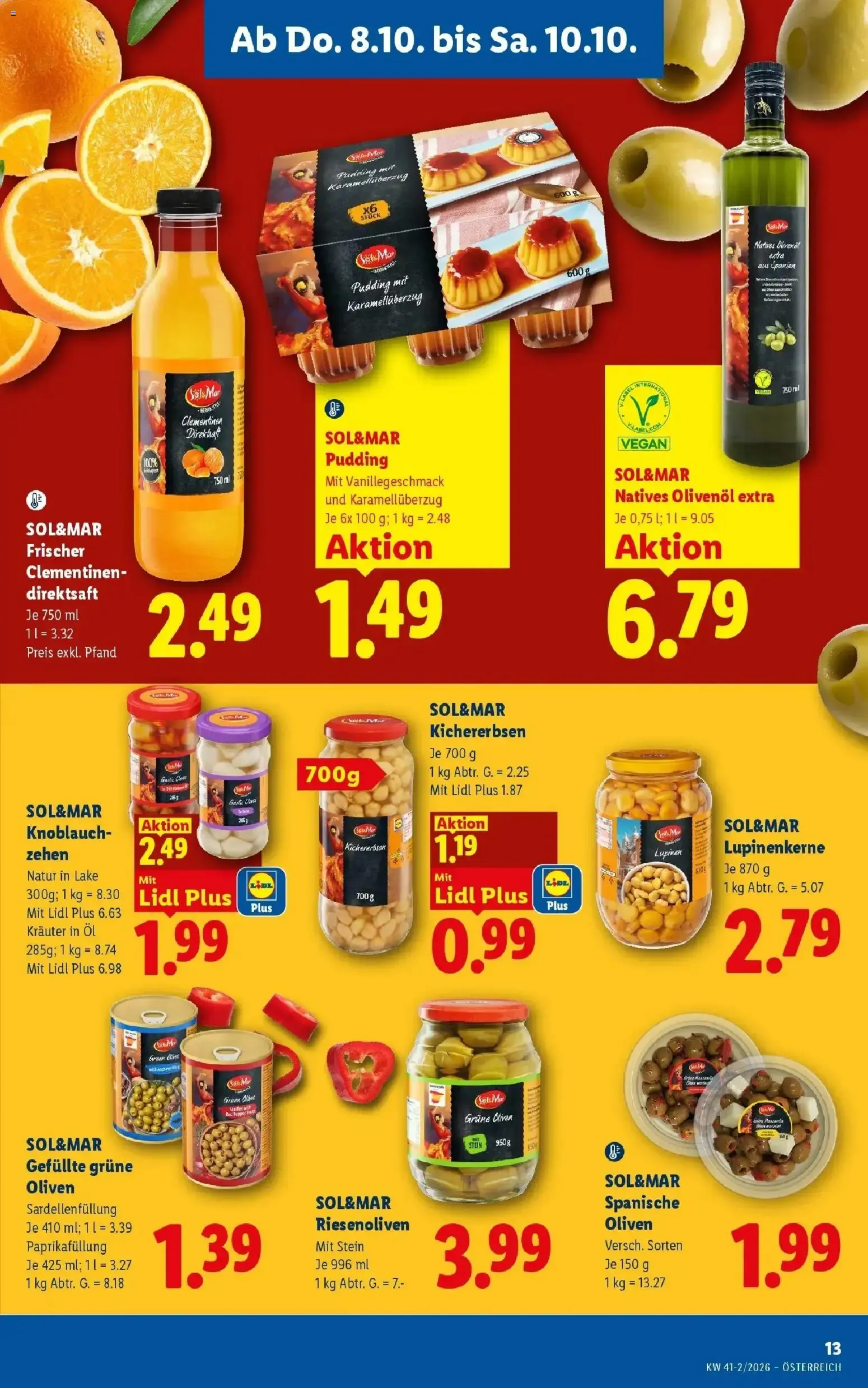 Lidl Flugblatt - Wien ab 04.10.2026 - Angebote ab donnerstag von 8. Oktober bis 10. Oktober 2026 - Flugblätt seite 15