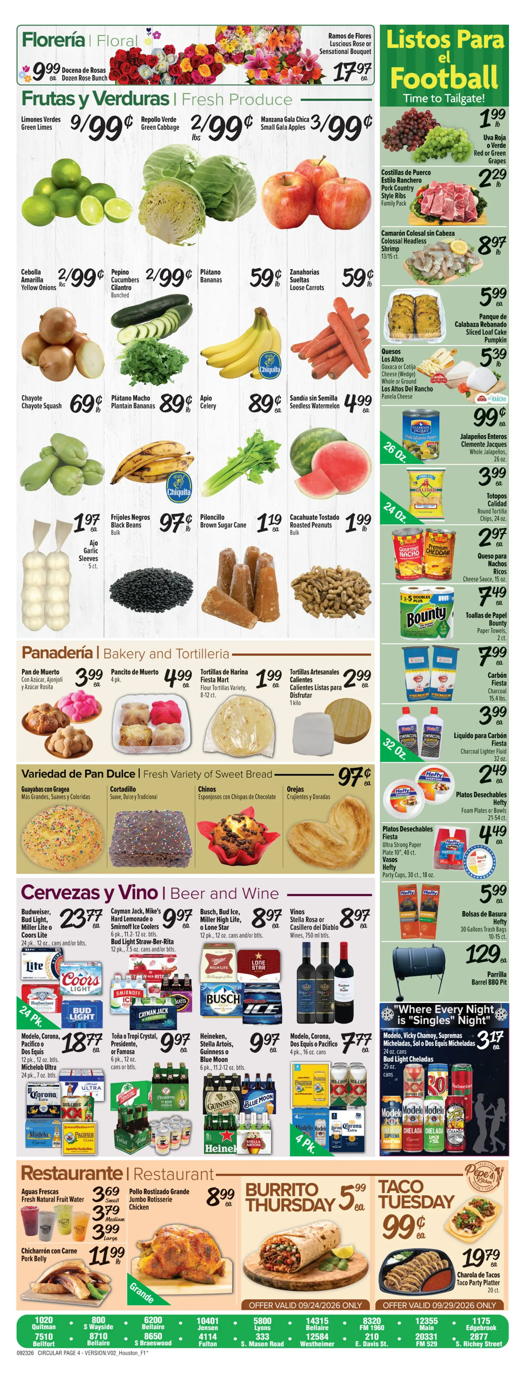 Weekly ad Fiesta Mart - Hispanic Heritage Month Offers from September 23 to September 29 2026 - Page 4