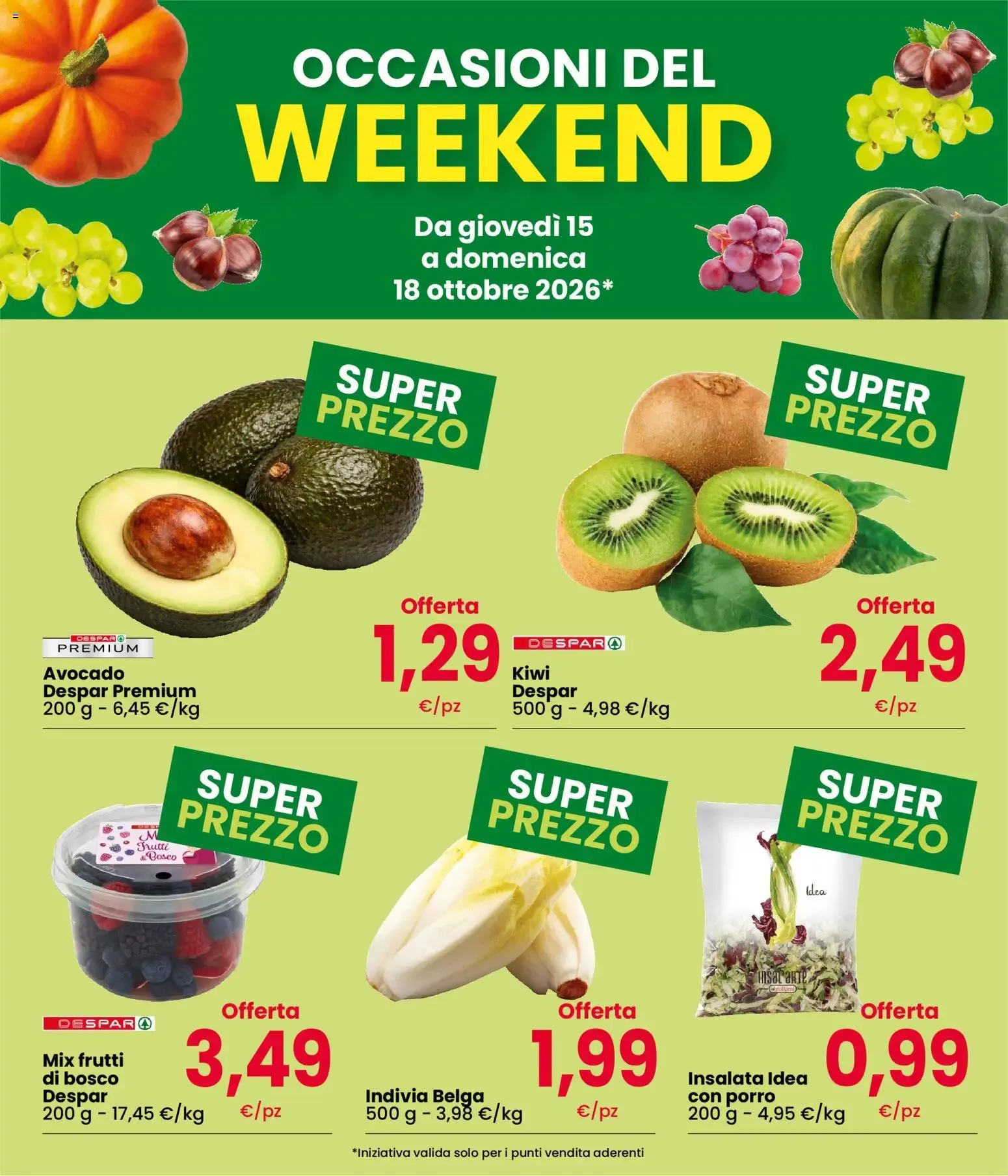 Nuovo Eurospar volantino Weekend dal 15/10/2026 > offerte anteprima 🛍️ da 15 ottobre a 18 ottobre di 2026 - Pagina del volantino 2